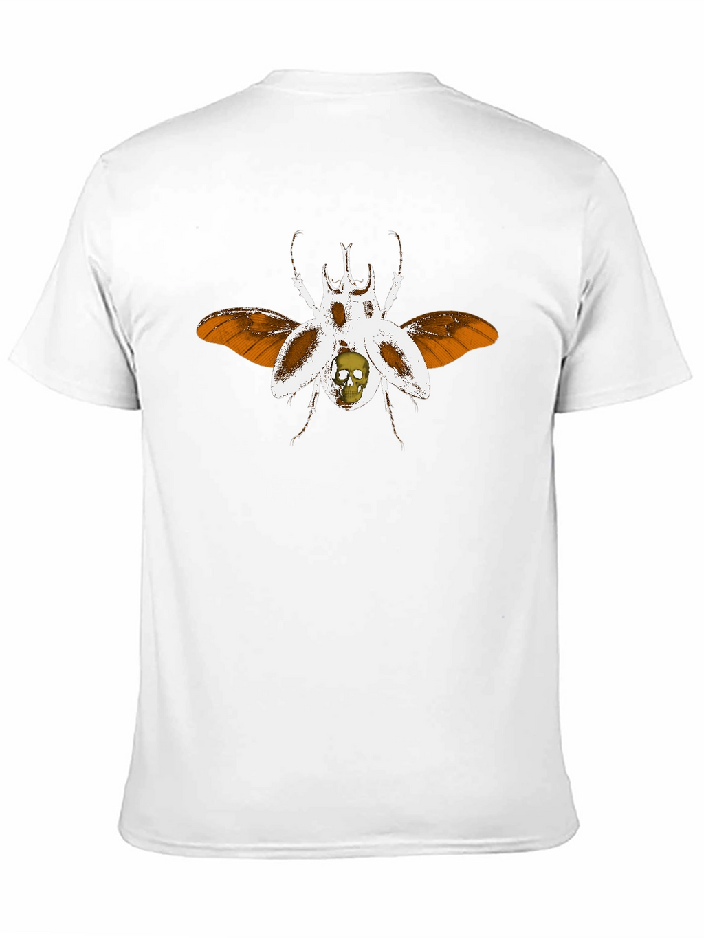 Skull Beetle Graphic T-Shirt