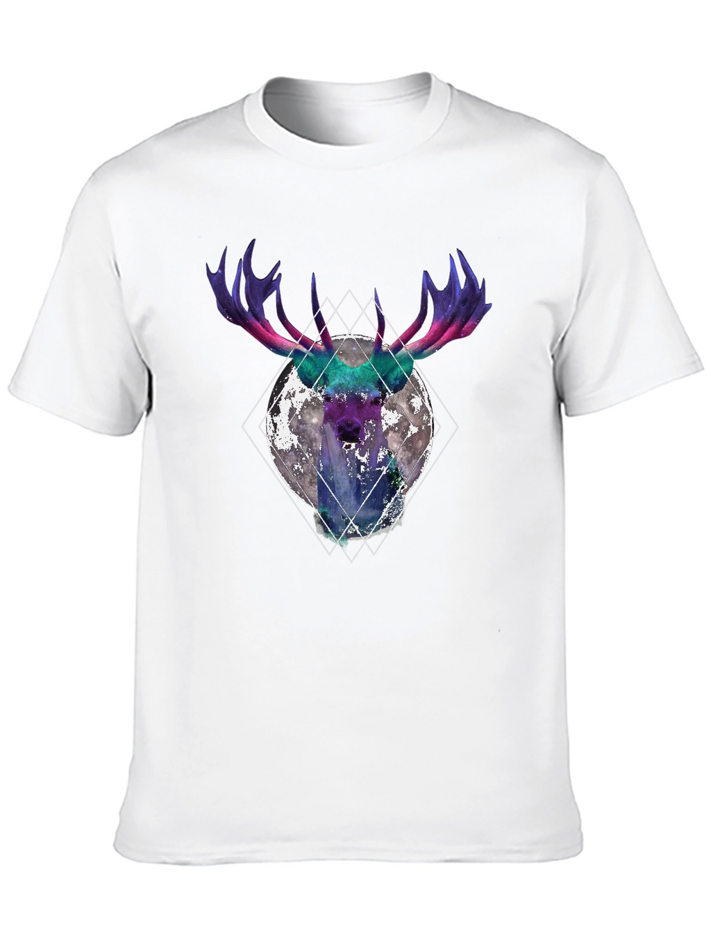 Cosmic Moose Graphic T-Shirt - Black