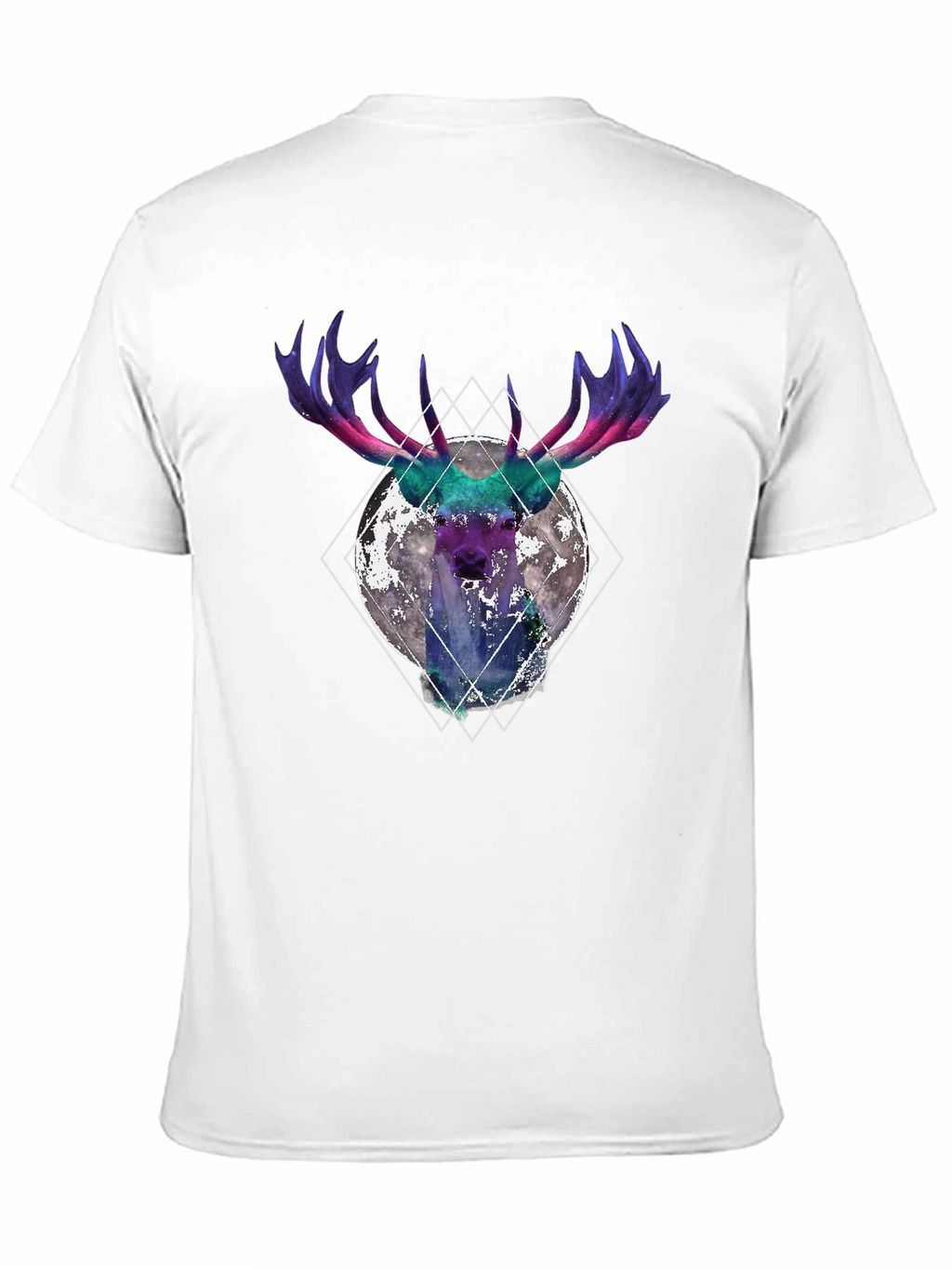 Cosmic Moose Graphic T-Shirt - Black
