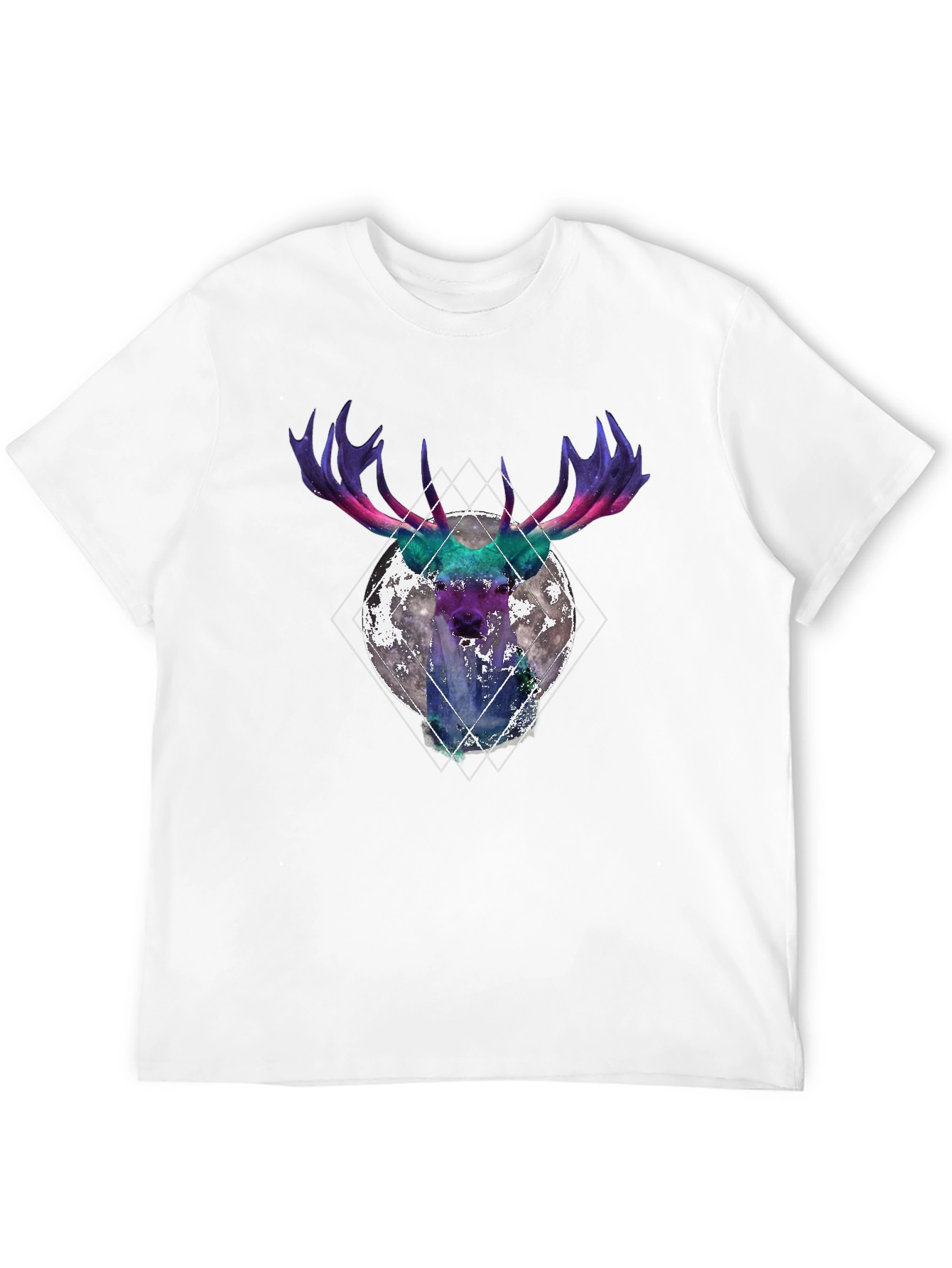 Cosmic Moose Graphic T-Shirt - Black