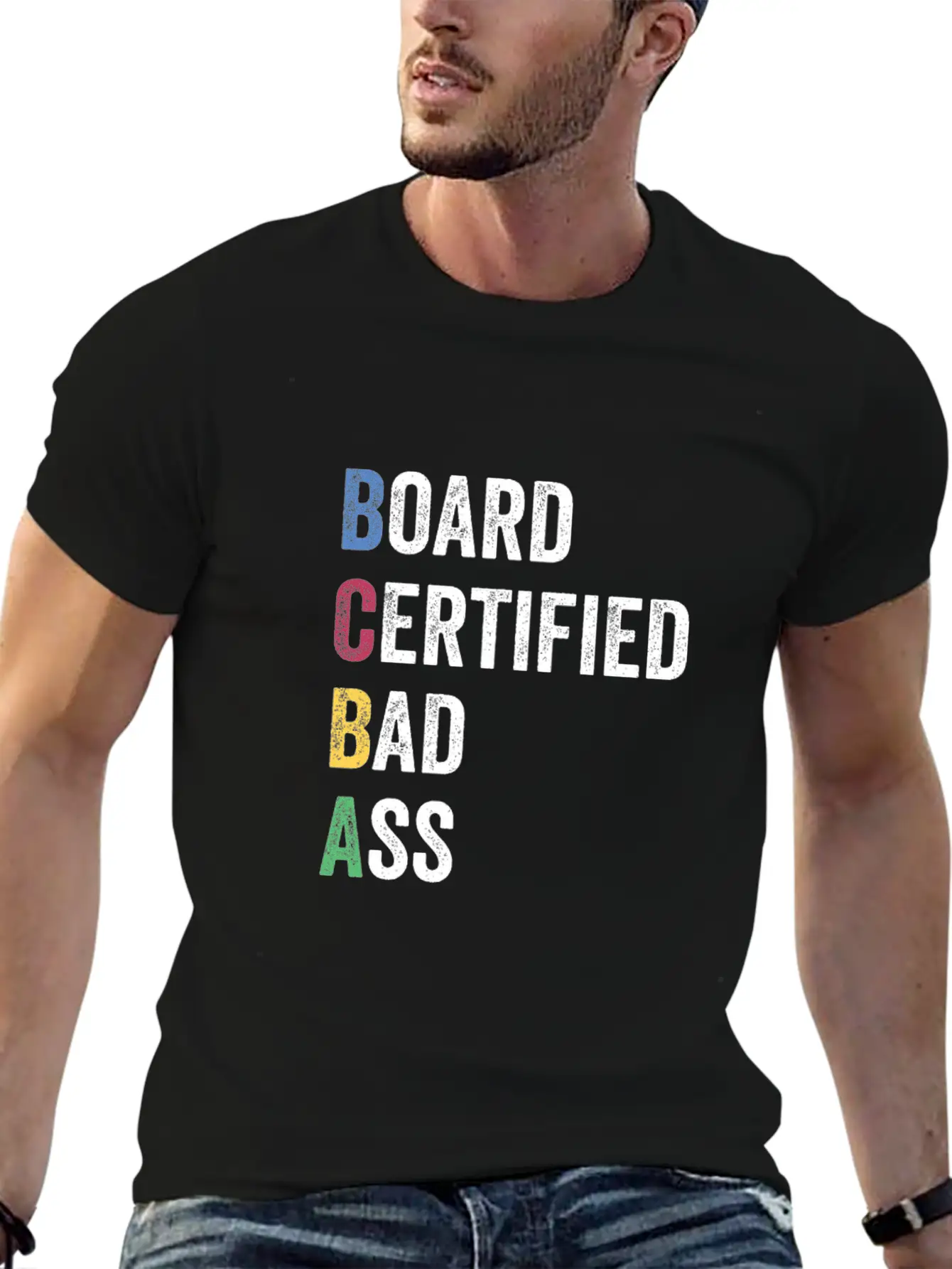 Board Certified Bad Ass For BCBA Unisex Casual T-Shirt – Clean Design For Daily Comfort