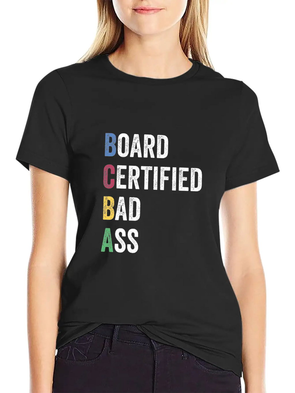 Board Certified Bad Ass For BCBA Unisex Casual T-Shirt – Clean Design For Daily Comfort