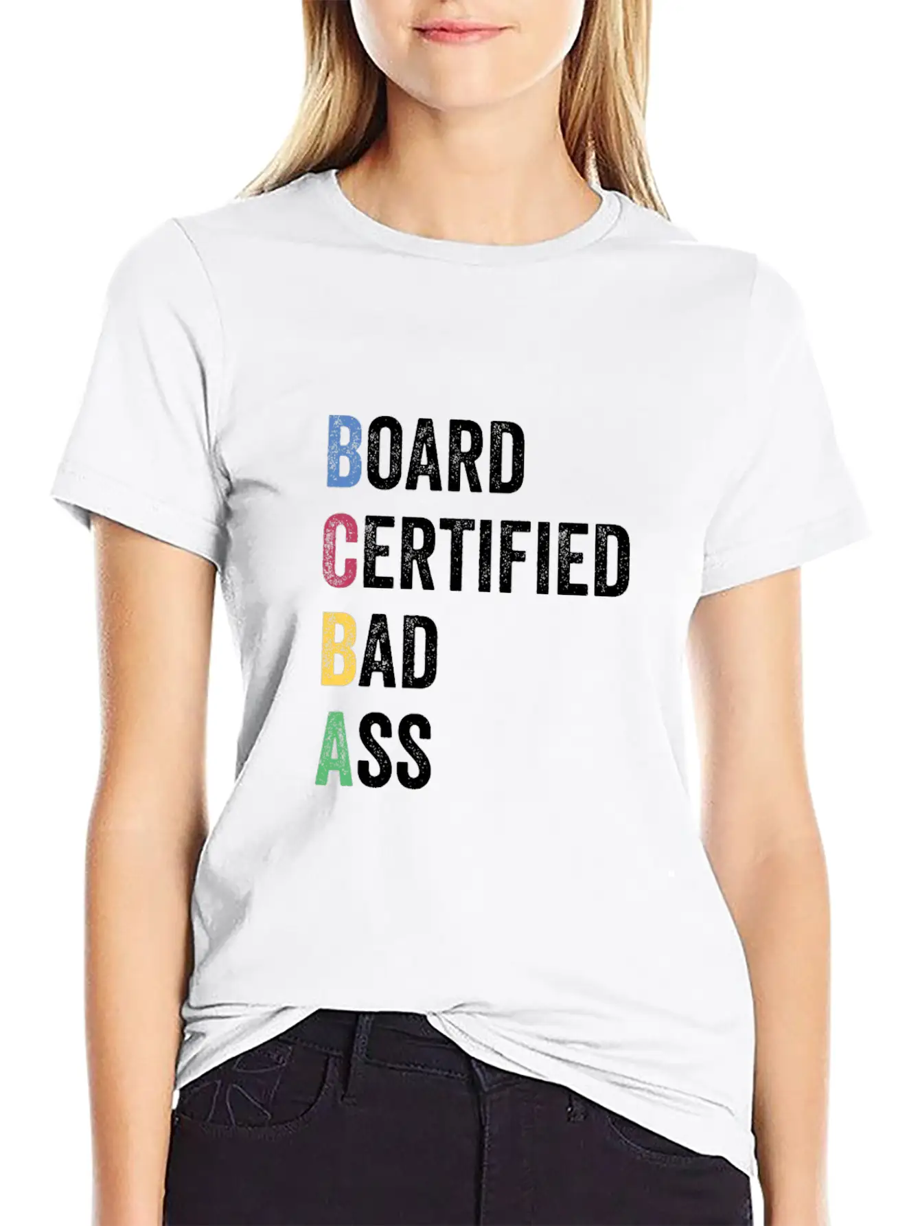 Board Certified Bad Ass For BCBA Unisex Casual T-Shirt – Clean Design For Daily Comfort