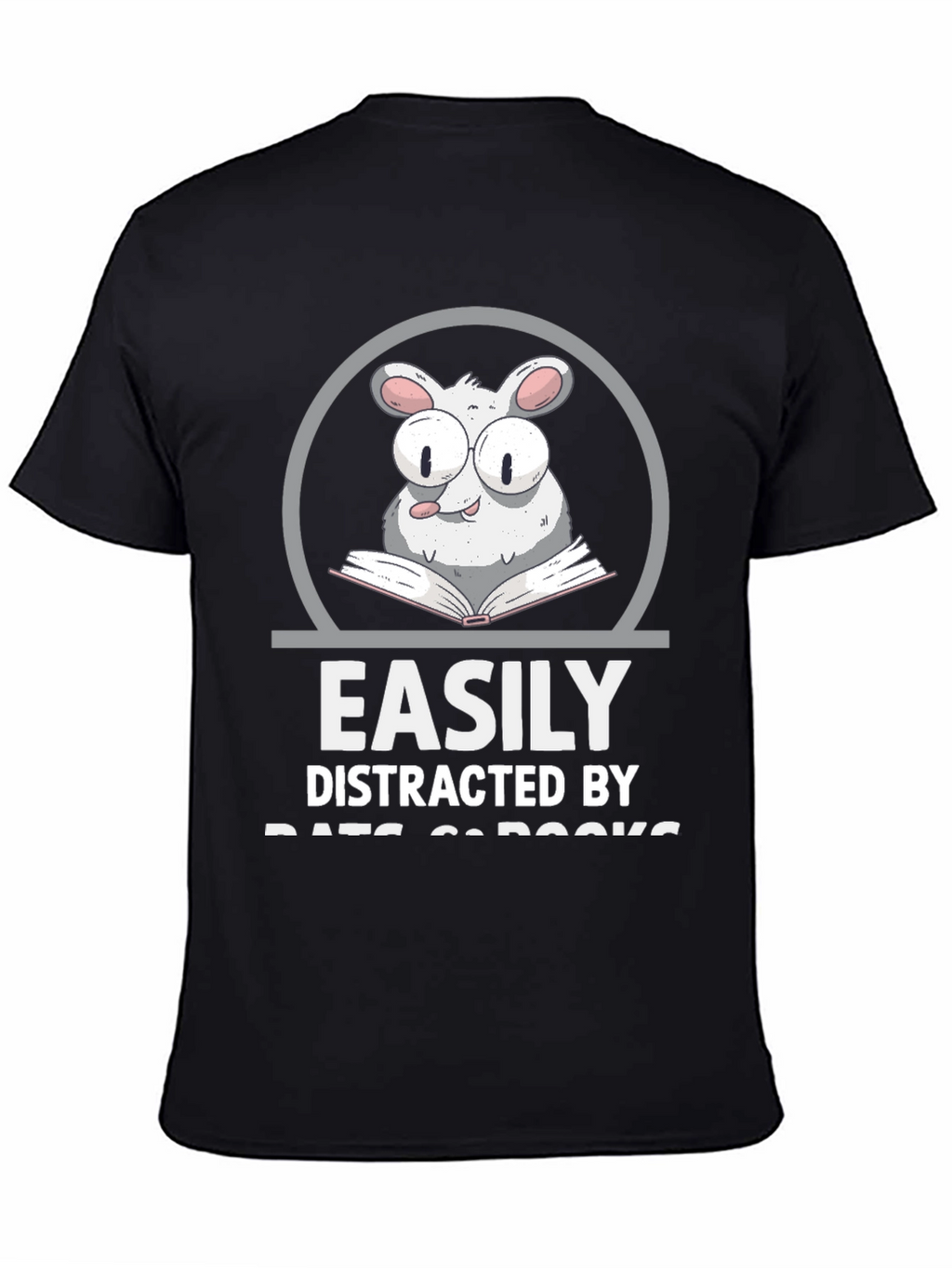 Easily Distracted By Rats & Books T-Shirt