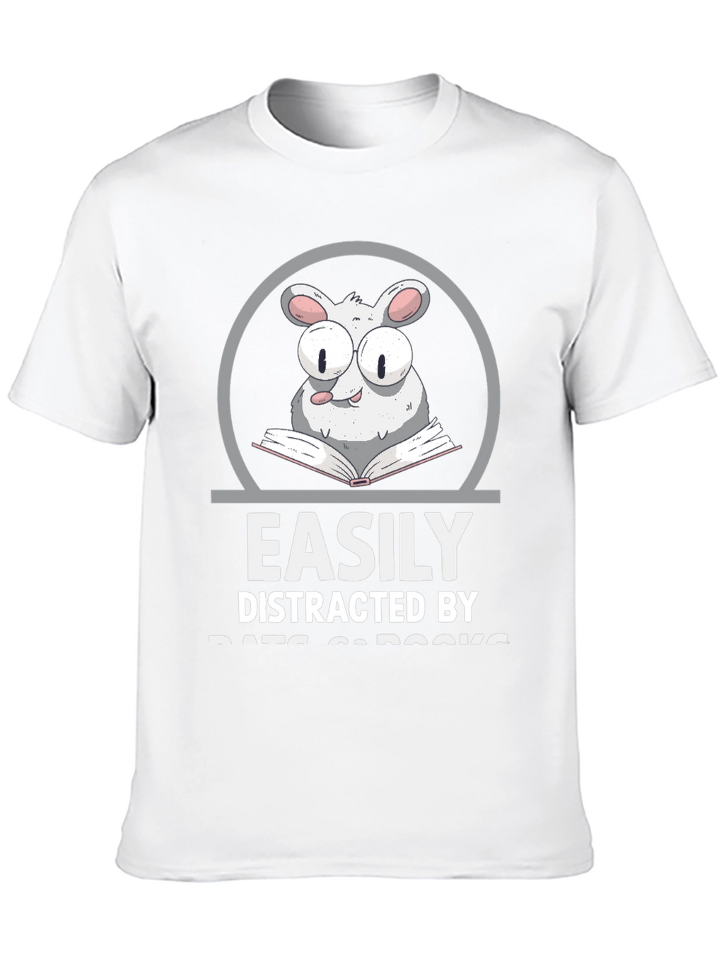 Easily Distracted By Rats & Books T-Shirt