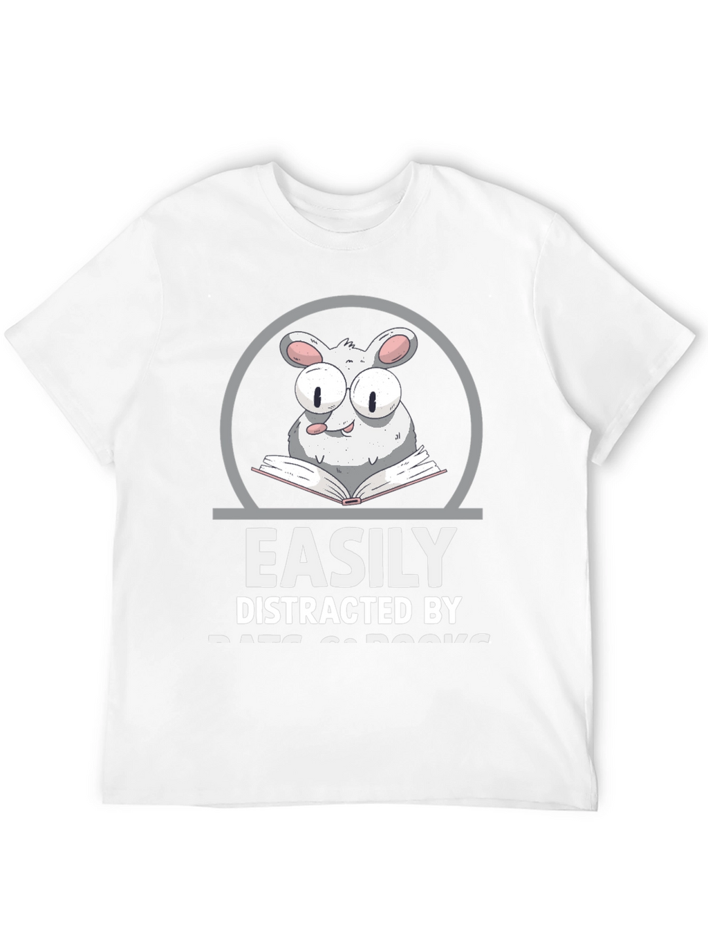 Easily Distracted By Rats & Books T-Shirt