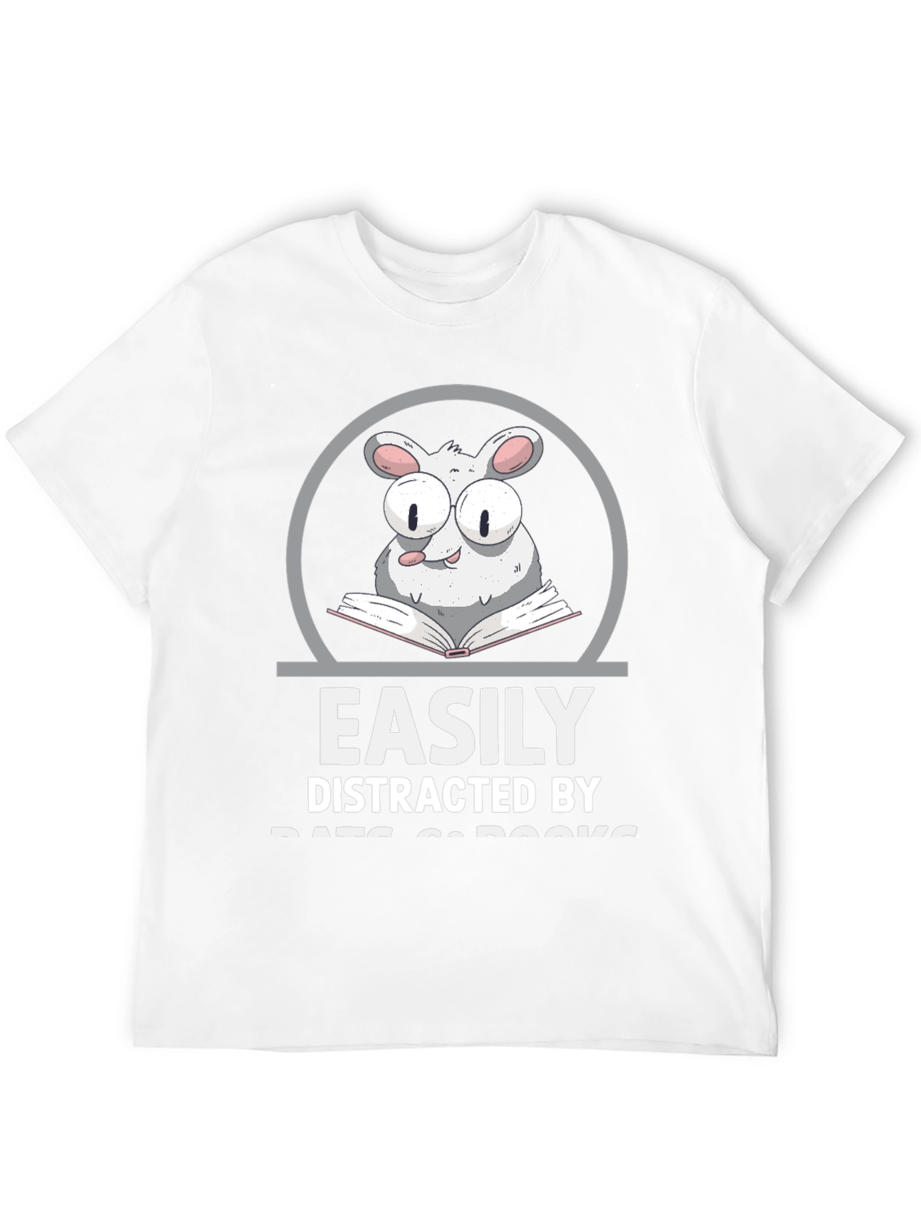 Easily Distracted By Rats & Books T-Shirt