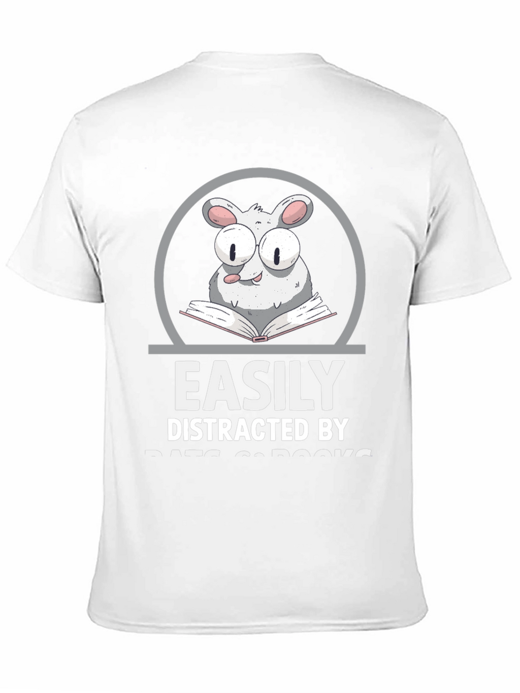 Easily Distracted By Rats & Books T-Shirt