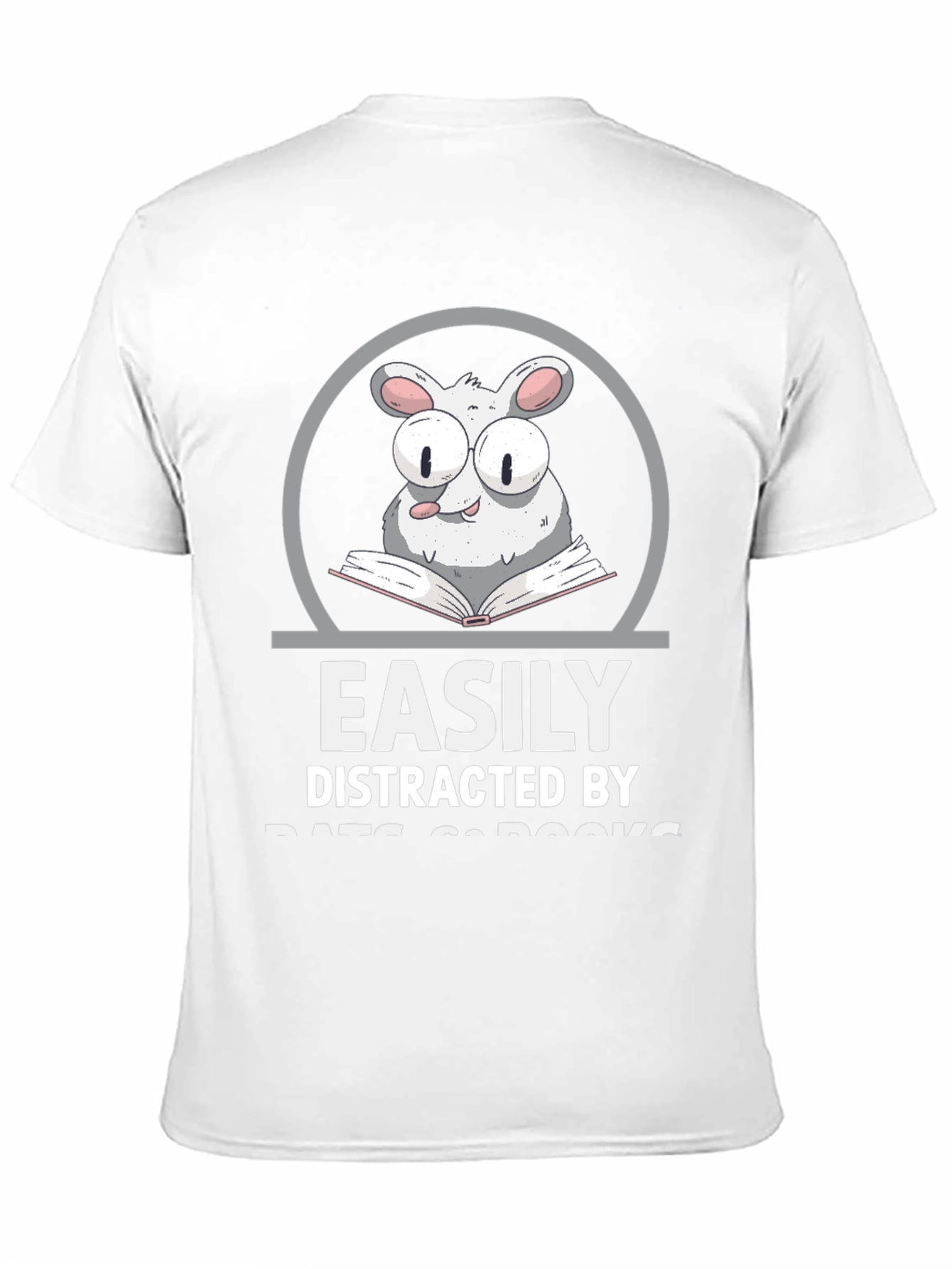 Easily Distracted By Rats & Books T-Shirt