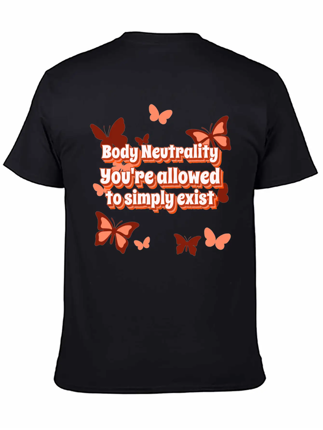 Body Neutrality Unisex Short Sleeve Soft Cotton T-Shirt – Casual Everyday Wear