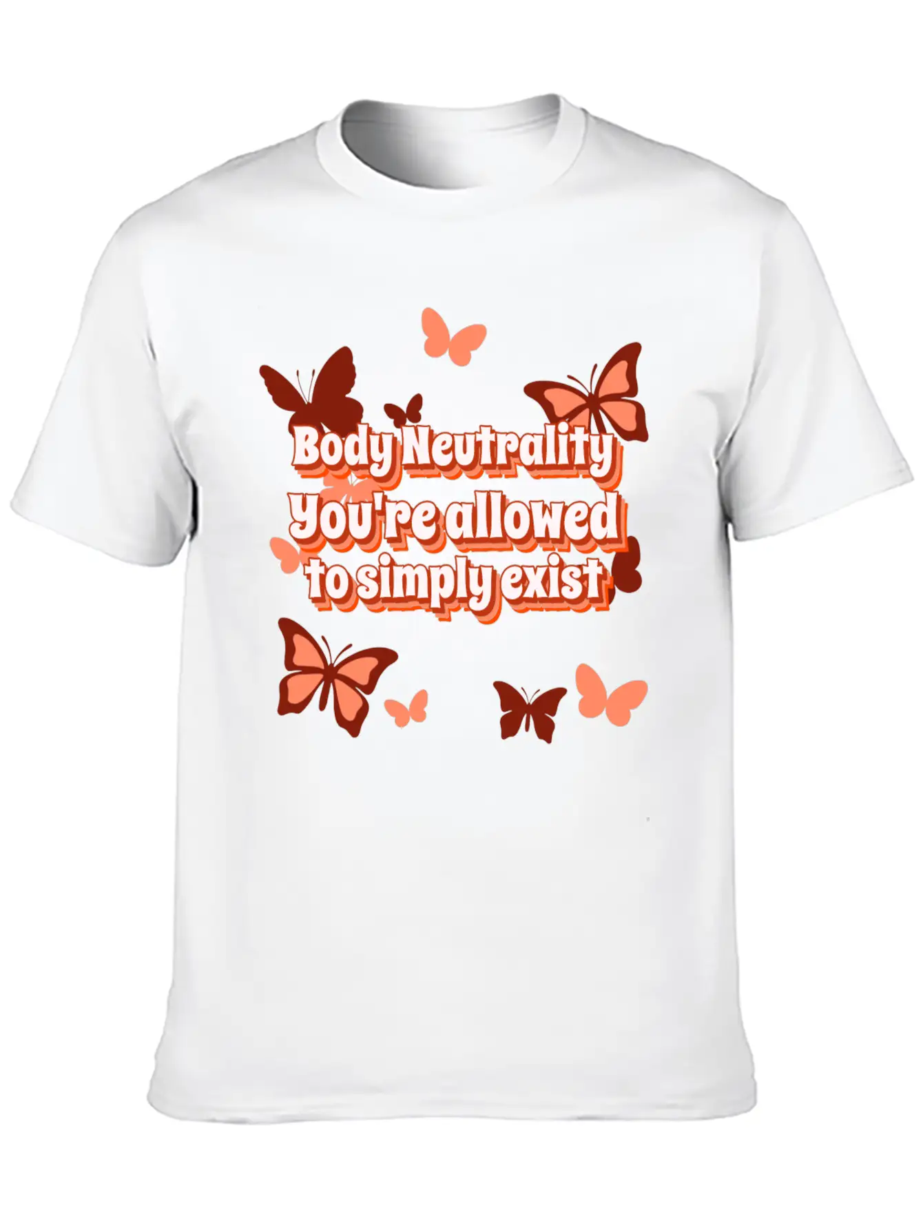 Body Neutrality Unisex Short Sleeve Soft Cotton T-Shirt – Casual Everyday Wear