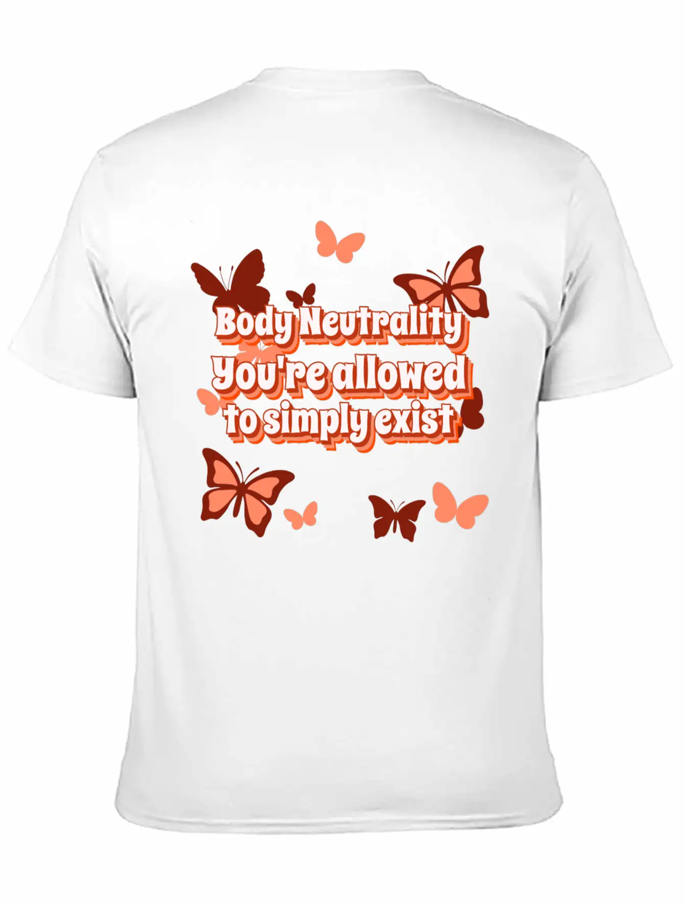 Body Neutrality Unisex Short Sleeve Soft Cotton T-Shirt – Casual Everyday Wear
