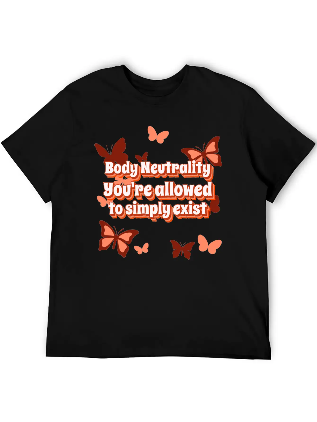 Body Neutrality Unisex Short Sleeve Soft Cotton T-Shirt – Casual Everyday Wear