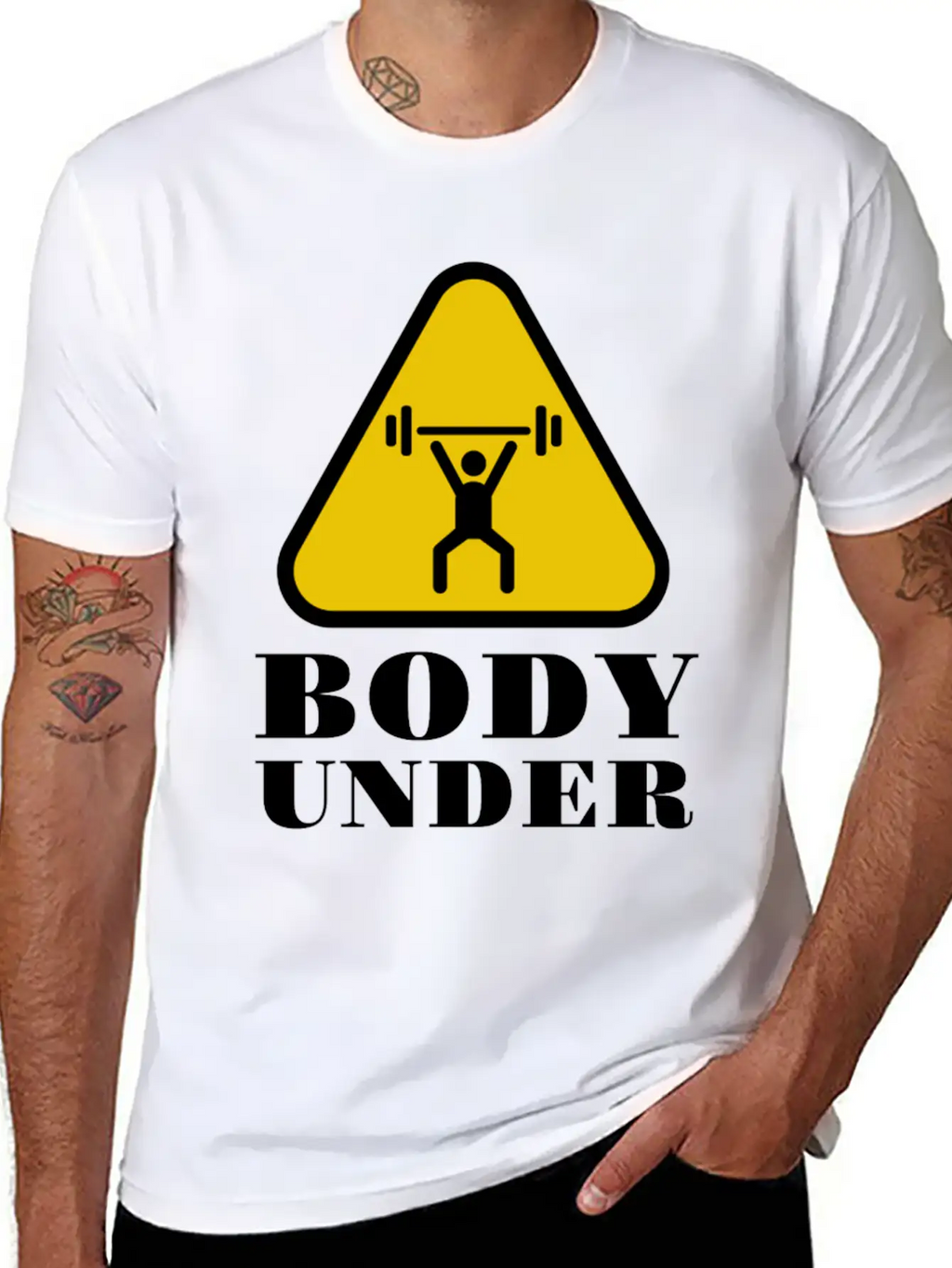 Body Under Construction Casual Graphic T-Shirt – Simple And Comfortable Daily Wear