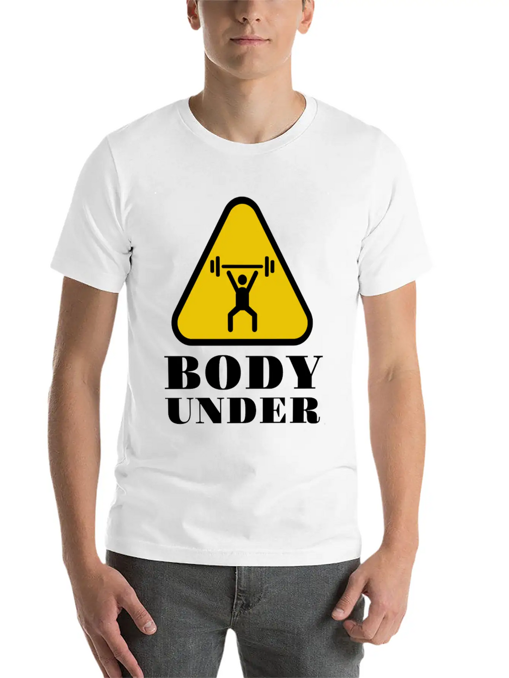 Body Under Construction Casual Graphic T-Shirt – Simple And Comfortable Daily Wear
