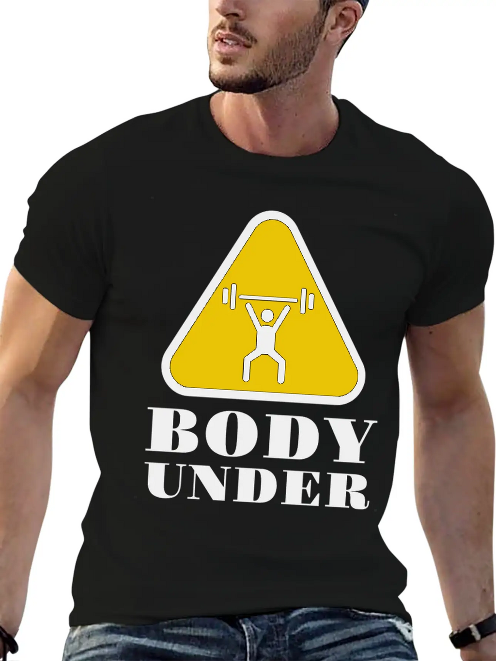 Body Under Construction Casual Graphic T-Shirt – Simple And Comfortable Daily Wear