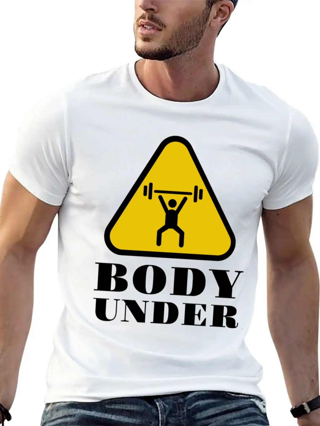 Body Under Construction Casual Graphic T-Shirt – Simple And Comfortable Daily Wear