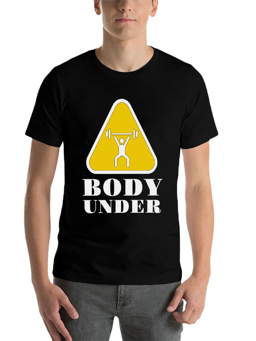 Body Under Construction Casual Graphic T-Shirt – Simple And Comfortable Daily Wear