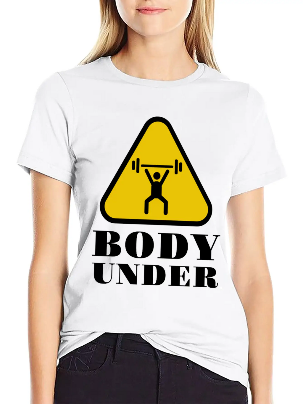 Body Under Construction Casual Graphic T-Shirt – Simple And Comfortable Daily Wear