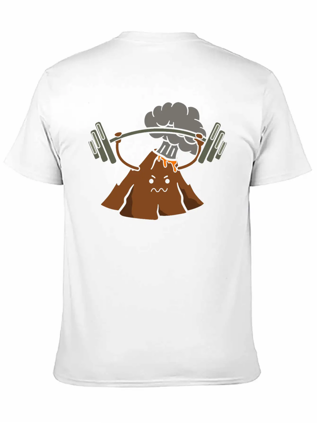 Bodybuilding Volcano Geology Volcano Lava Essential Cotton Tee For Daily Outfits – Unisex Style