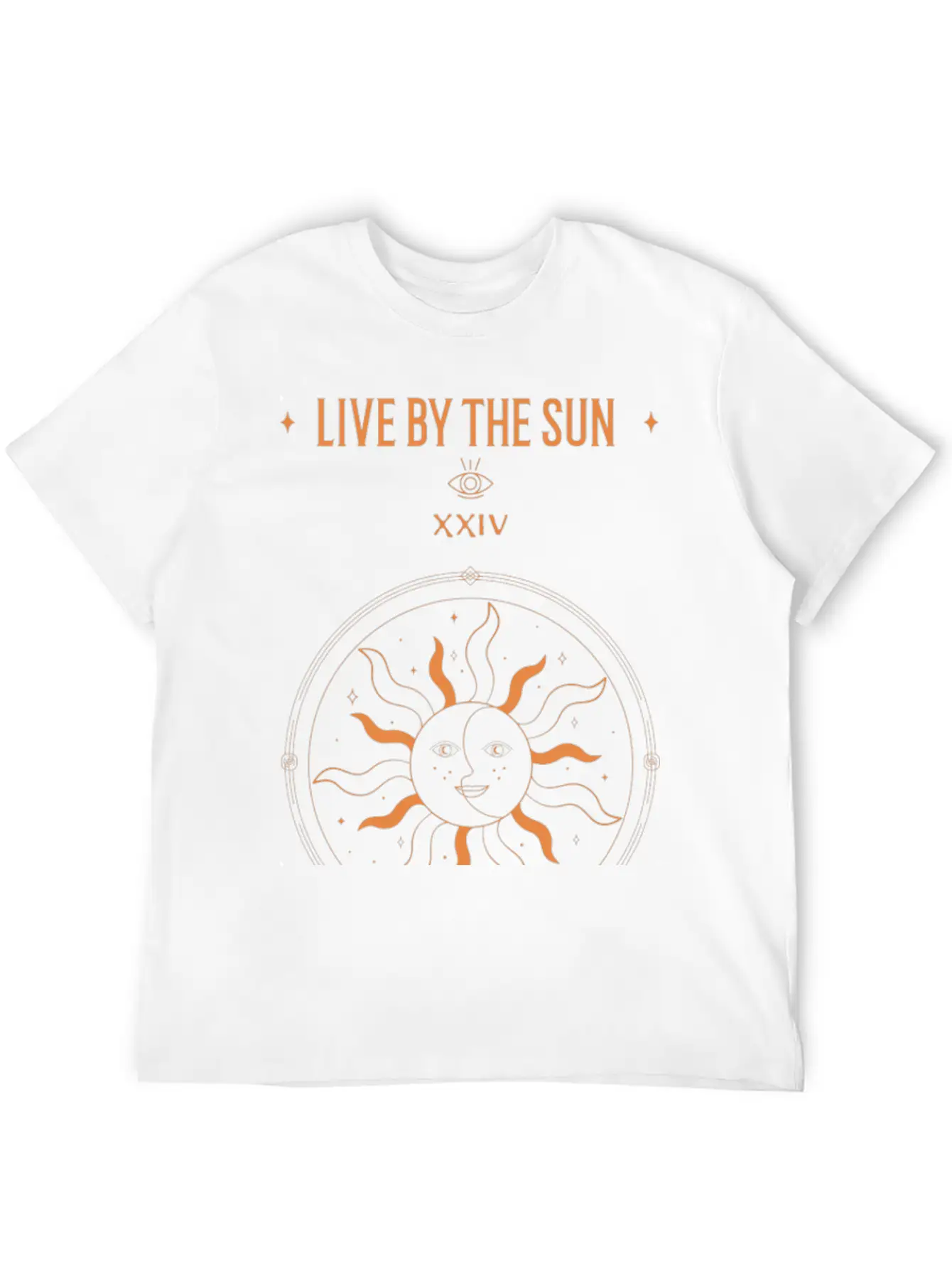 Bohemian Sun Design Retro Retro TEAM Boho Design Unisex Short Sleeve Soft Cotton T-Shirt – Casual Everyday Wear