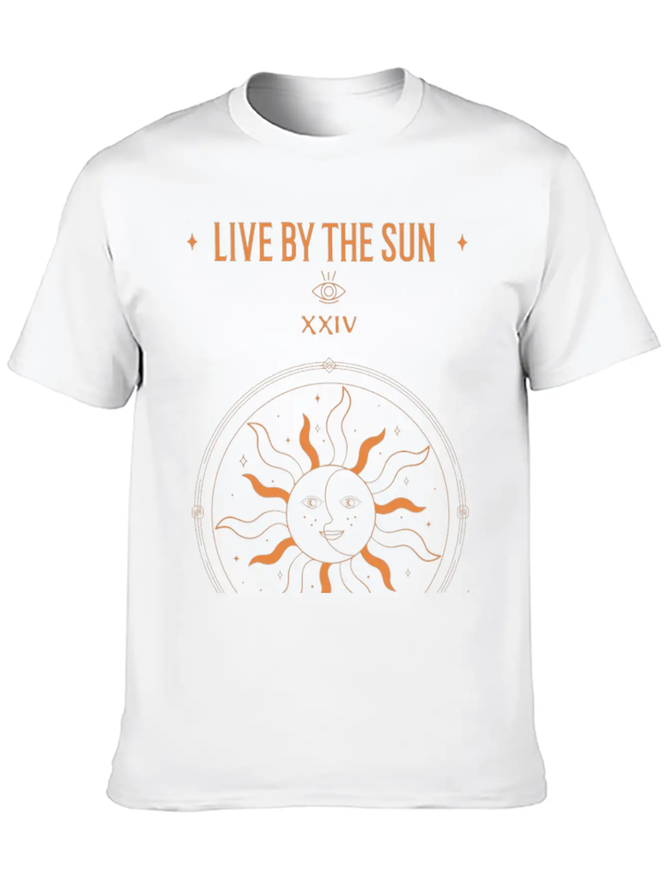 Bohemian Sun Design Retro Retro TEAM Boho Design Unisex Short Sleeve Soft Cotton T-Shirt – Casual Everyday Wear