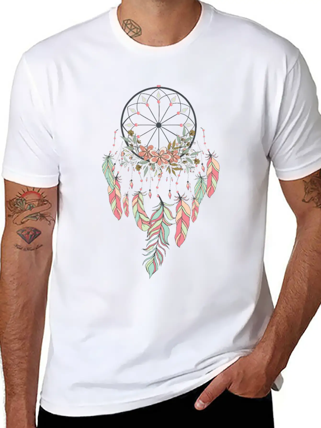 Boho Unisex Casual T-Shirt – Clean Design For Daily Comfort