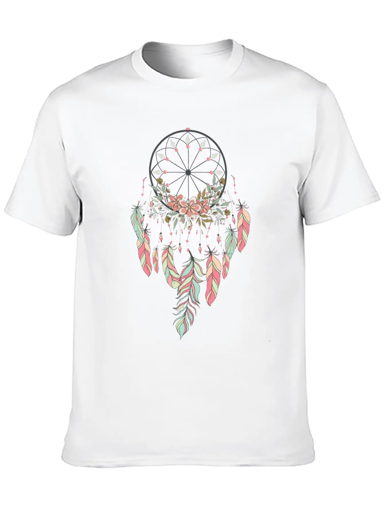 Boho Unisex Casual T-Shirt – Clean Design For Daily Comfort