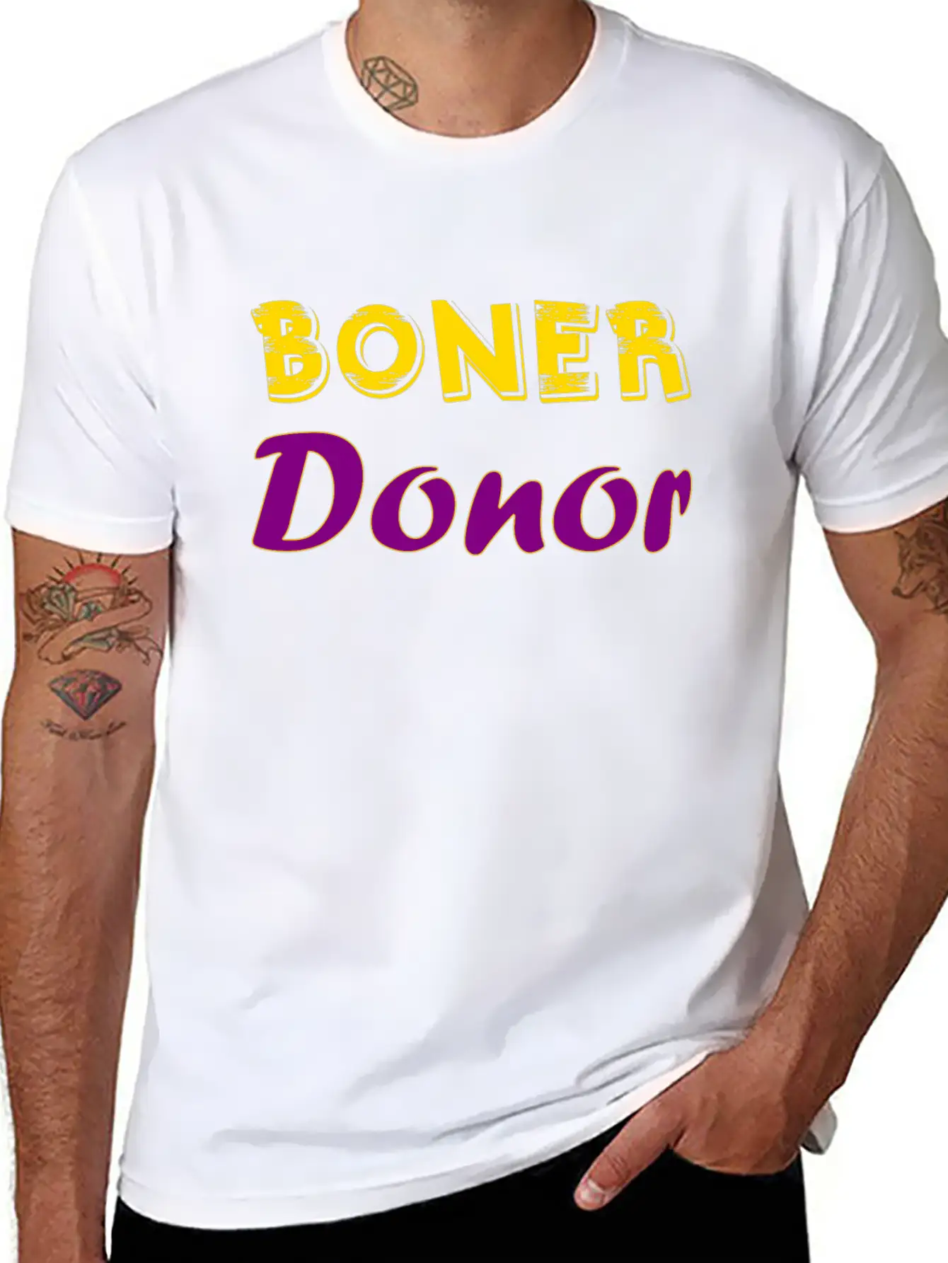 Boner Donor Stylish Everyday T-Shirt – Unisex Basic Cotton Tee