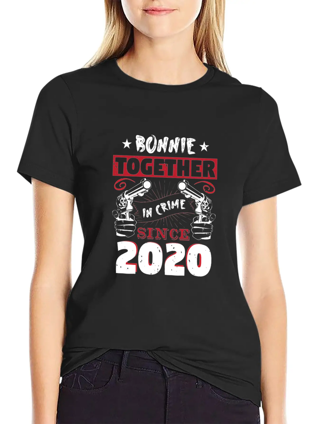 Bonnie Together In Crime Since 2020 Unisex Casual T-Shirt – Clean Design For Daily Comfort