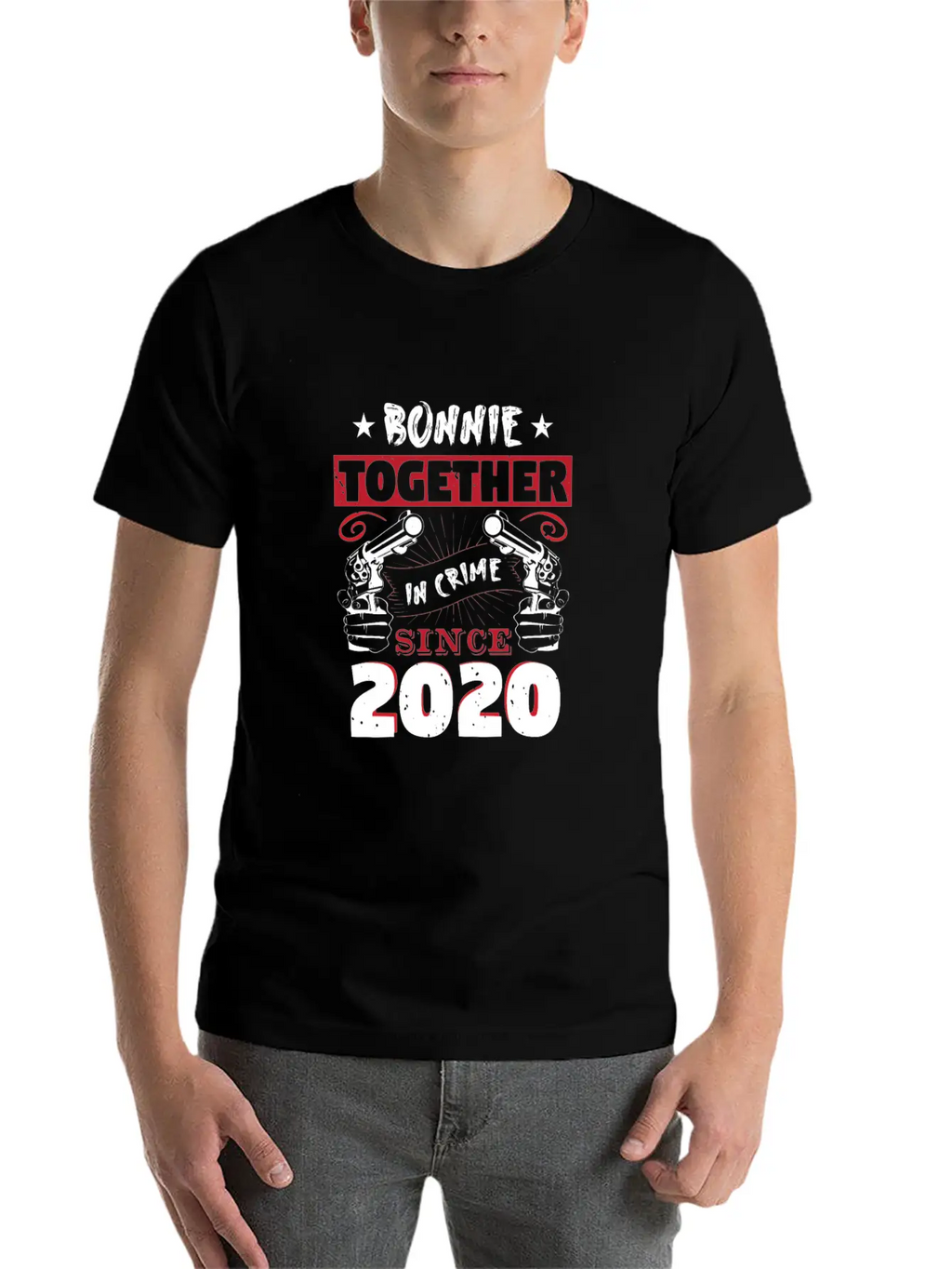 Bonnie Together In Crime Since 2020 Unisex Casual T-Shirt – Clean Design For Daily Comfort