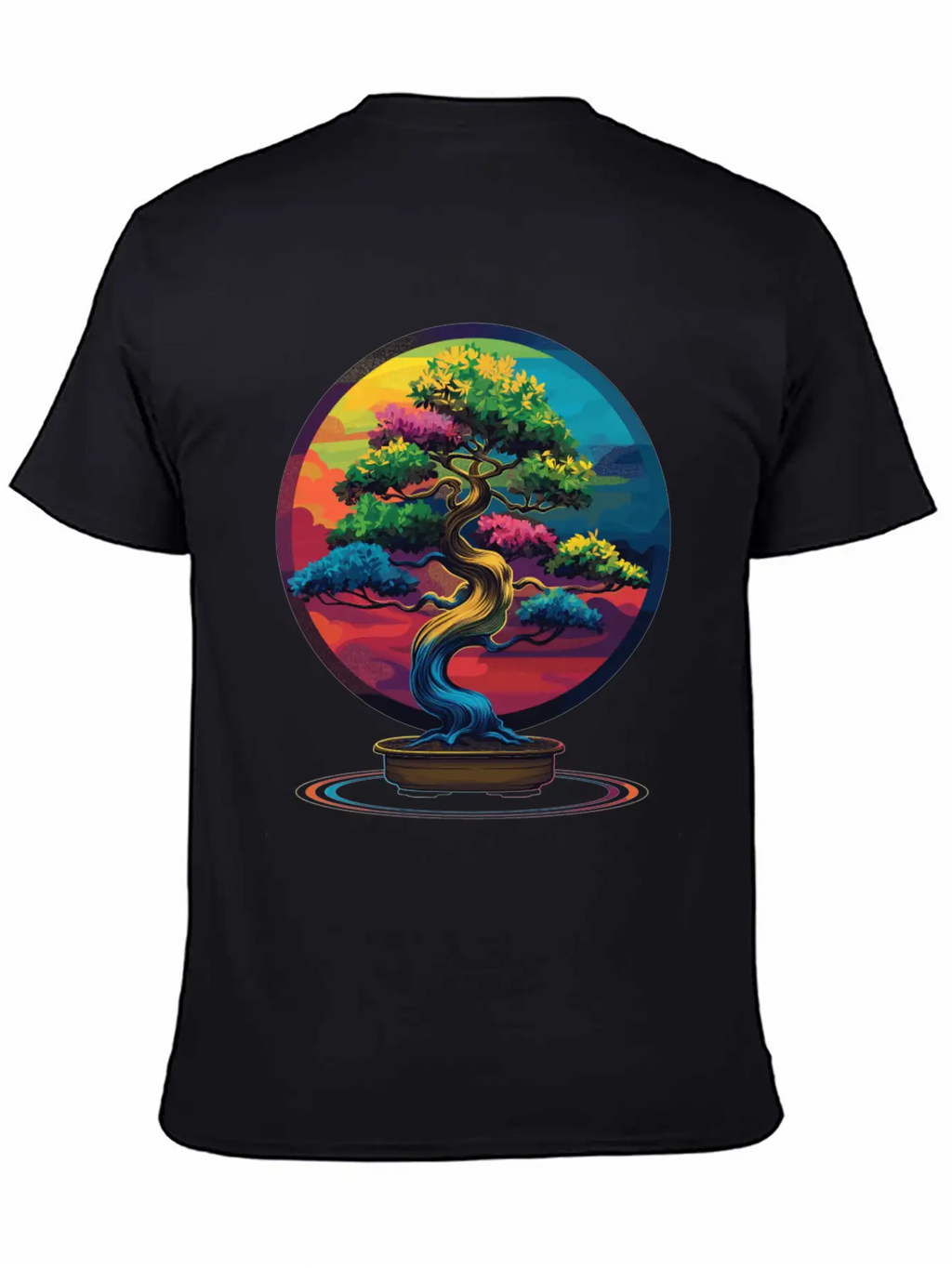 Bonsai Tree Japanese Zen Pop Art Unisex Casual T-Shirt – Clean Design For Daily Comfort