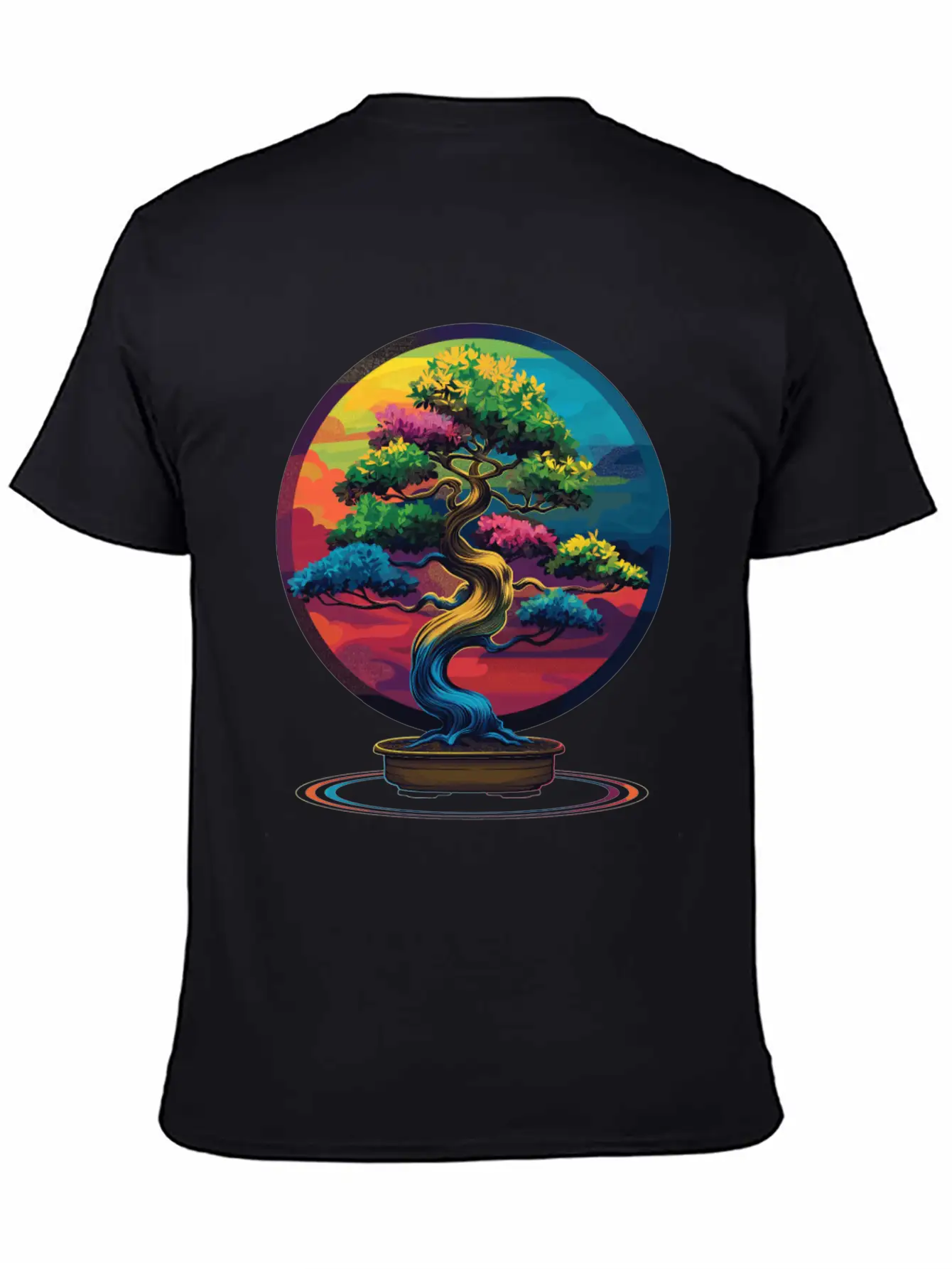 Bonsai Tree Japanese Zen Pop Art Unisex Casual T-Shirt – Clean Design For Daily Comfort