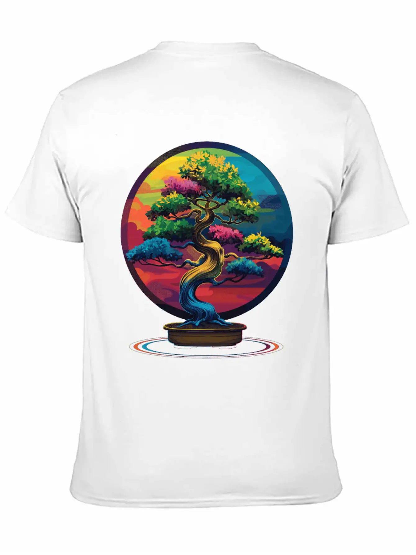Bonsai Tree Japanese Zen Pop Art Unisex Casual T-Shirt – Clean Design For Daily Comfort