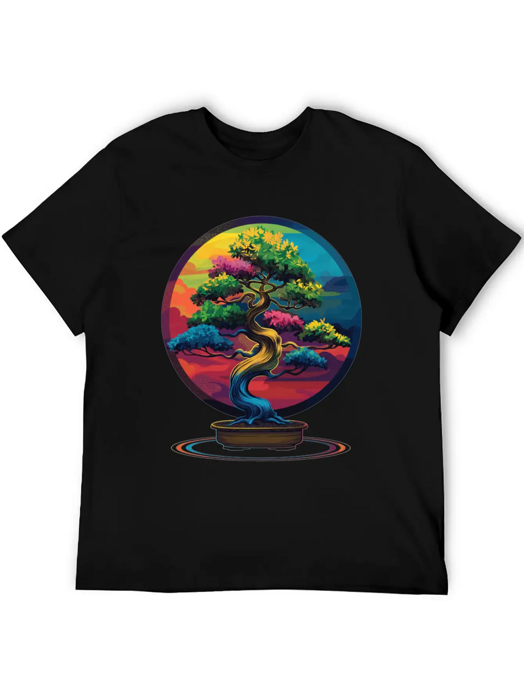 Bonsai Tree Japanese Zen Pop Art Unisex Casual T-Shirt – Clean Design For Daily Comfort