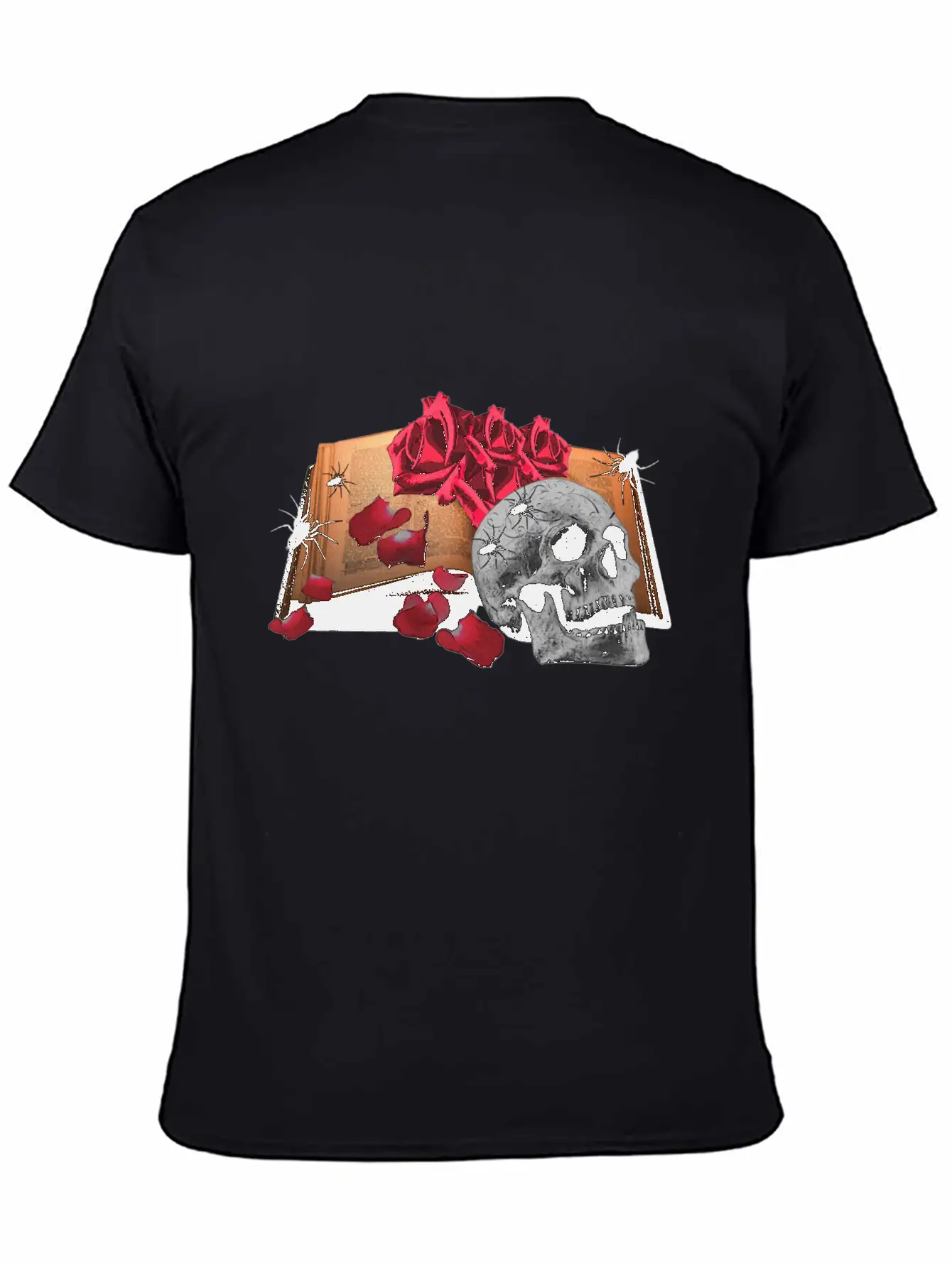 Book Gothic, Skull, Gothic, Gothic Lover Essential Cotton Tee For Daily Outfits – Unisex Style