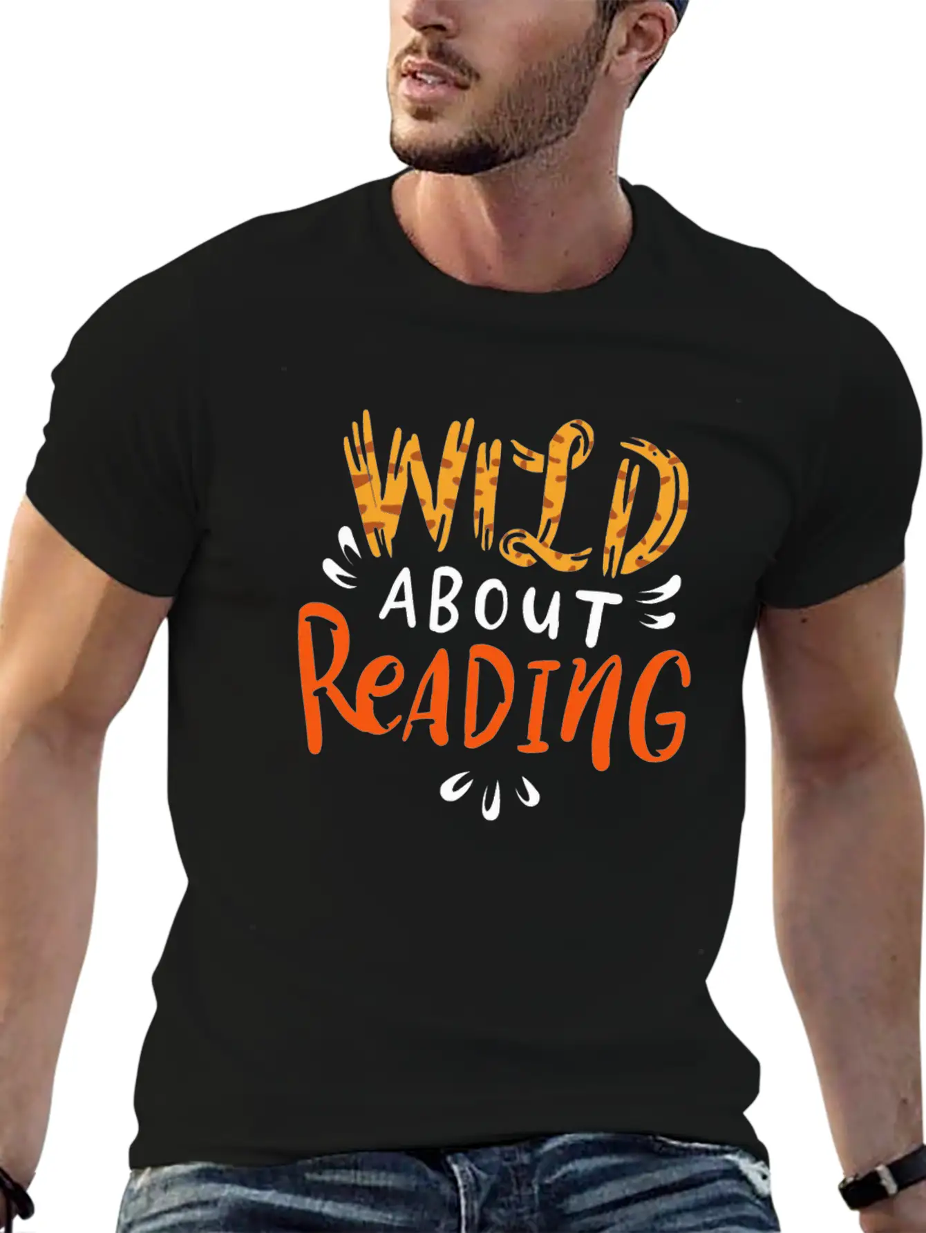 Book Reading Lover Gift Wild About Reading Essential Cotton Tee For Daily Outfits – Unisex Style