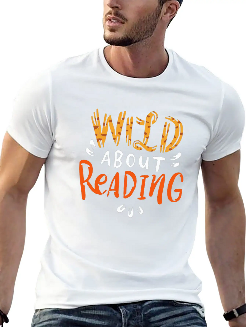 Book Reading Lover Gift Wild About Reading Essential Cotton Tee For Daily Outfits – Unisex Style