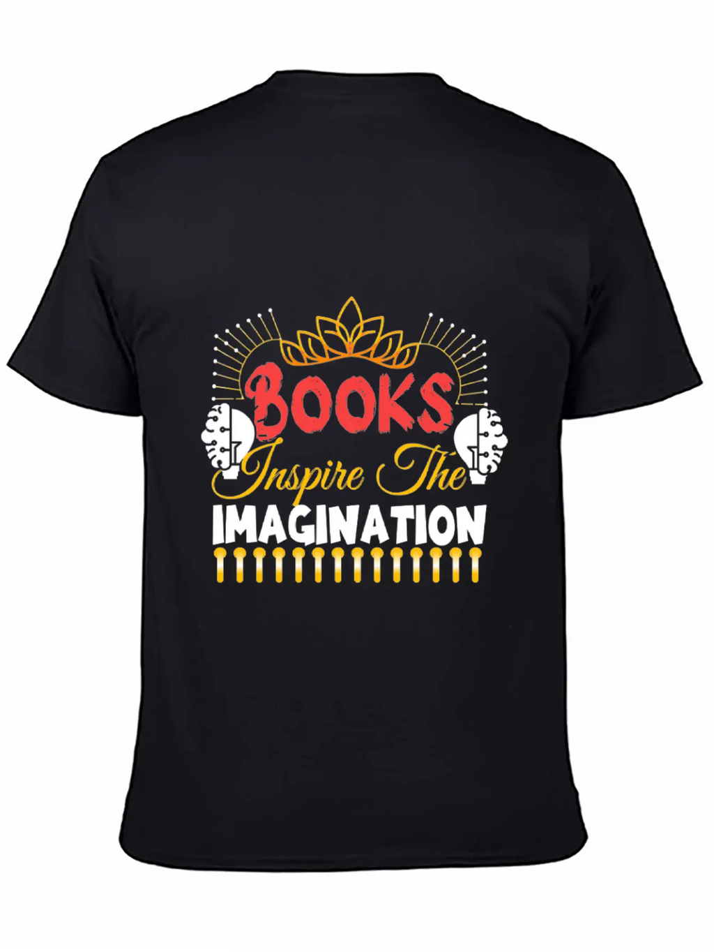 Books Inspire The Imagination Essential Cotton Tee For Daily Outfits – Unisex Style
