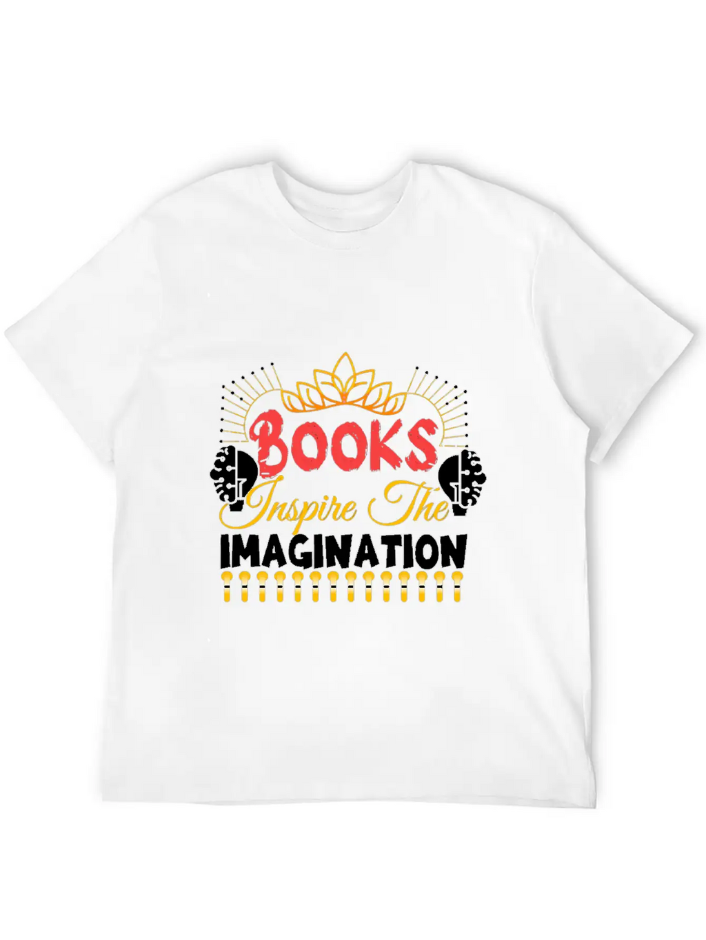 Books Inspire The Imagination Essential Cotton Tee For Daily Outfits – Unisex Style