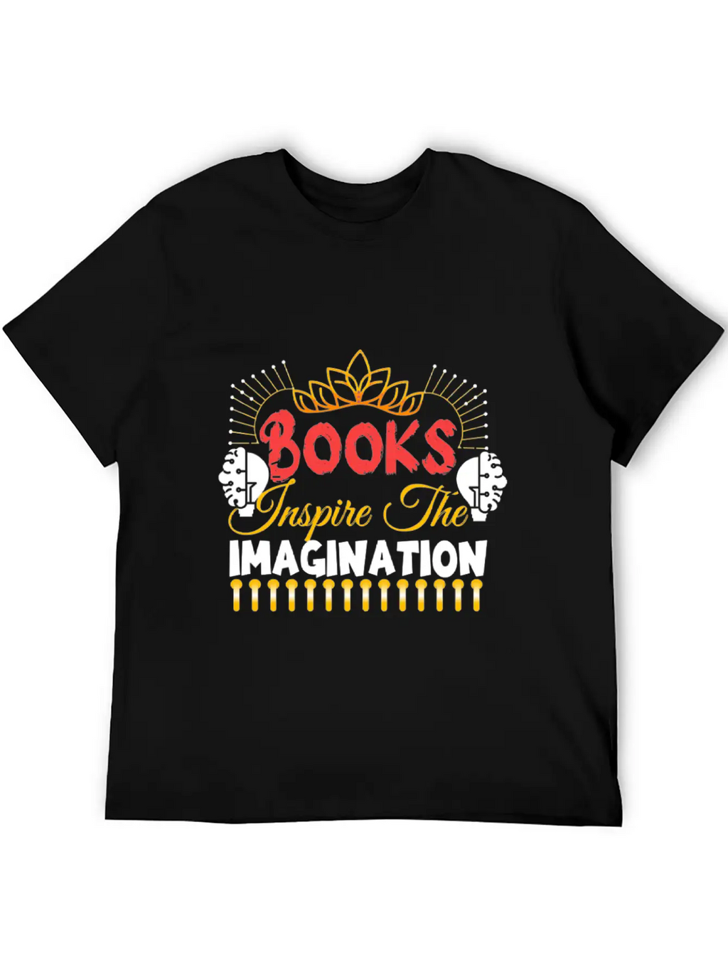 Books Inspire The Imagination Essential Cotton Tee For Daily Outfits – Unisex Style
