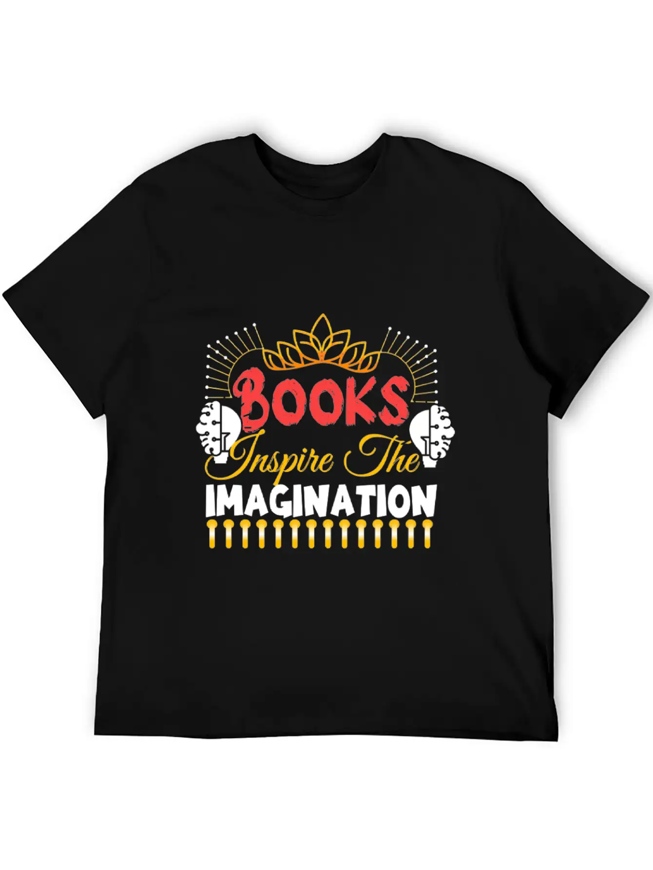 Books Inspire The Imagination Essential Cotton Tee For Daily Outfits – Unisex Style