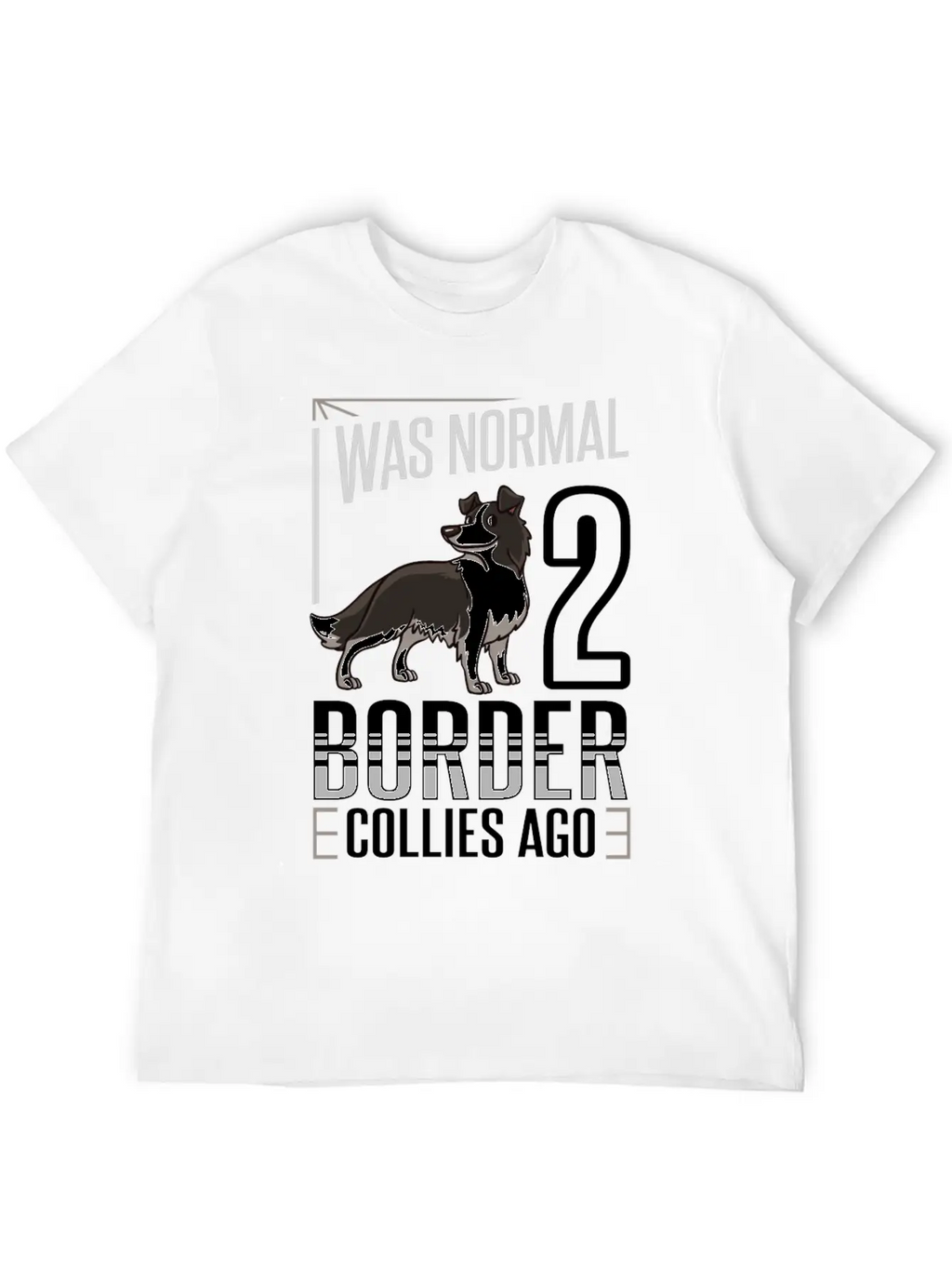 Border Collie Dog Gift Puppies Owner Lover Unisex Casual T-Shirt – Clean Design For Daily Comfort