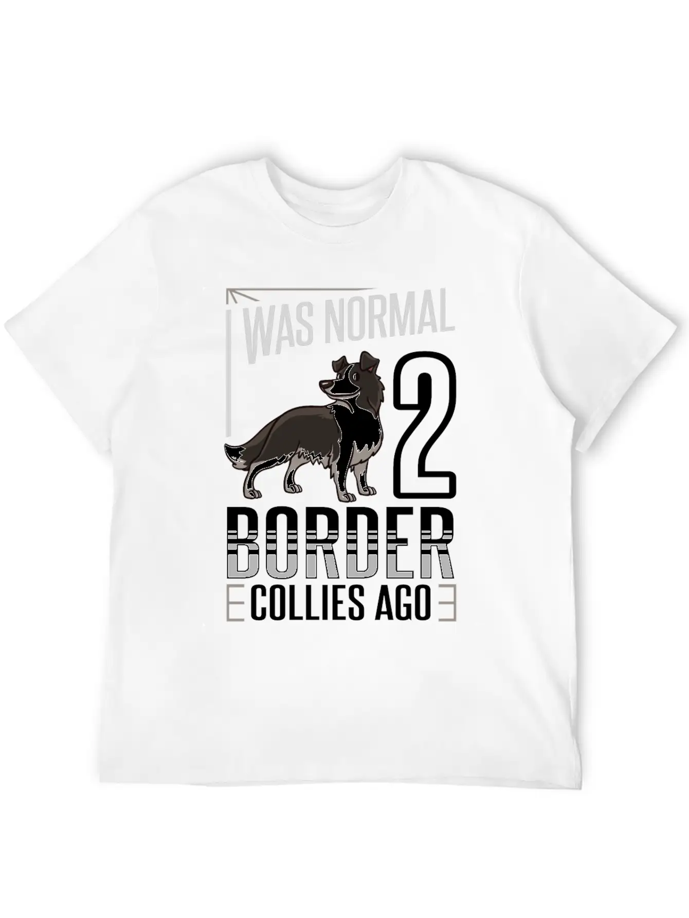 Border Collie Dog Gift Puppies Owner Lover Unisex Casual T-Shirt – Clean Design For Daily Comfort