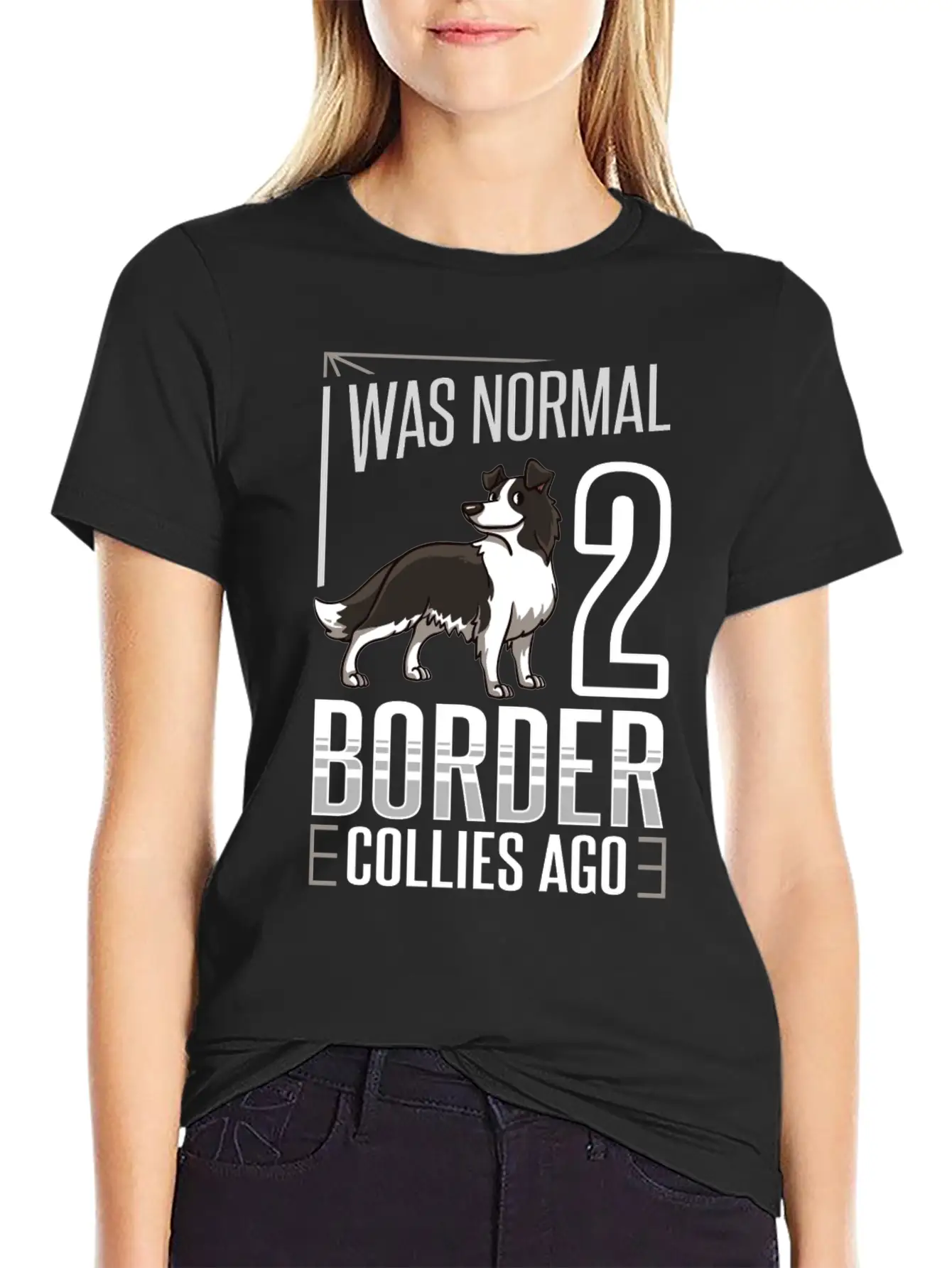 Border Collie Dog Gift Puppies Owner Lover Unisex Casual T-Shirt – Clean Design For Daily Comfort