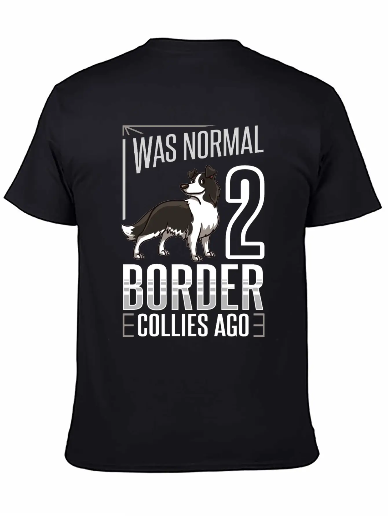 Border Collie Dog Gift Puppies Owner Lover Unisex Casual T-Shirt – Clean Design For Daily Comfort