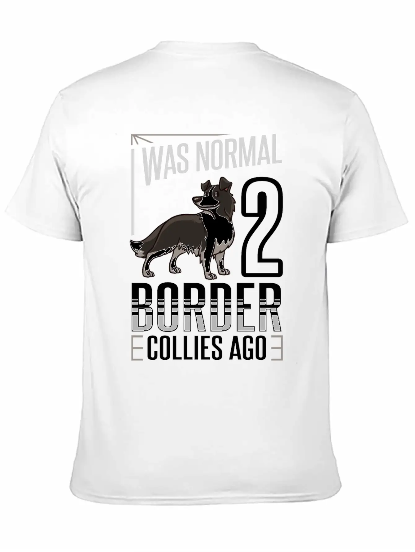 Border Collie Dog Gift Puppies Owner Lover Unisex Casual T-Shirt – Clean Design For Daily Comfort