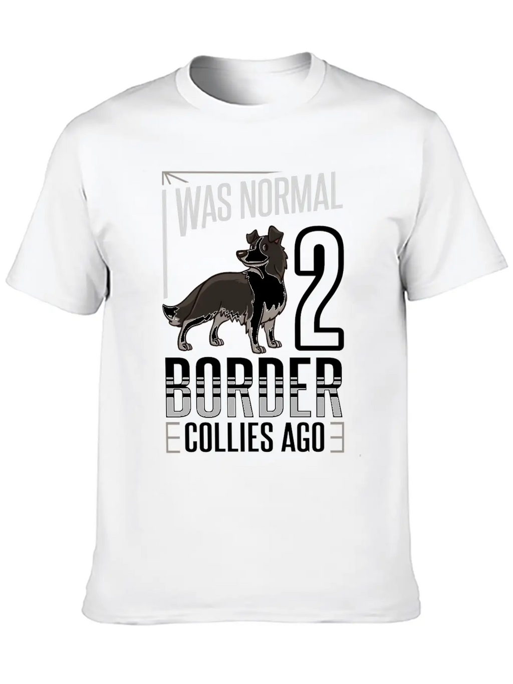 Border Collie Dog Gift Puppies Owner Lover Unisex Casual T-Shirt – Clean Design For Daily Comfort