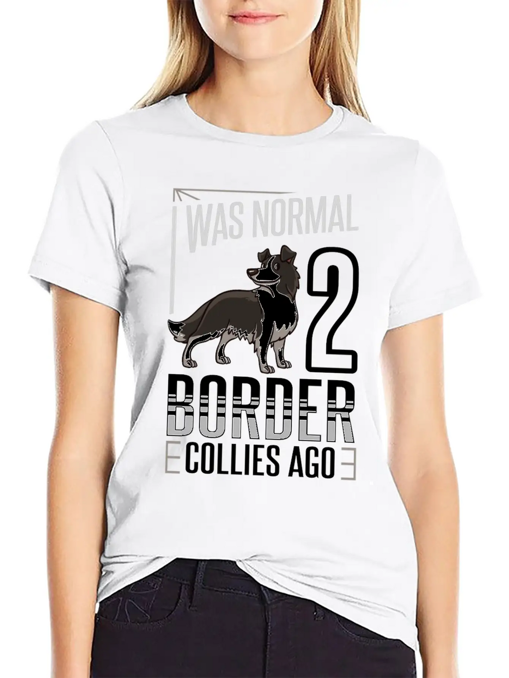 Border Collie Dog Gift Puppies Owner Lover Unisex Casual T-Shirt – Clean Design For Daily Comfort