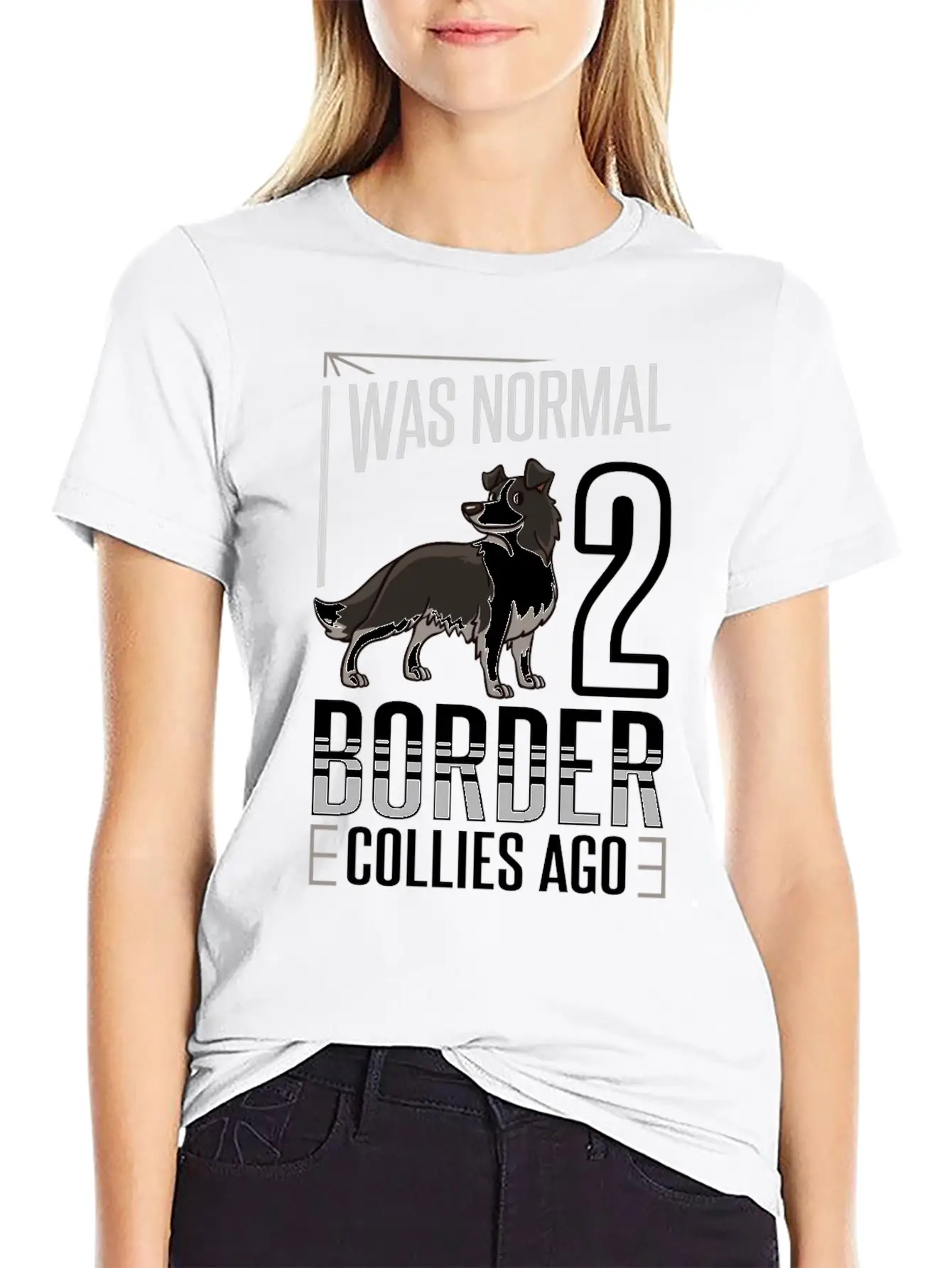 Border Collie Dog Gift Puppies Owner Lover Unisex Casual T-Shirt – Clean Design For Daily Comfort